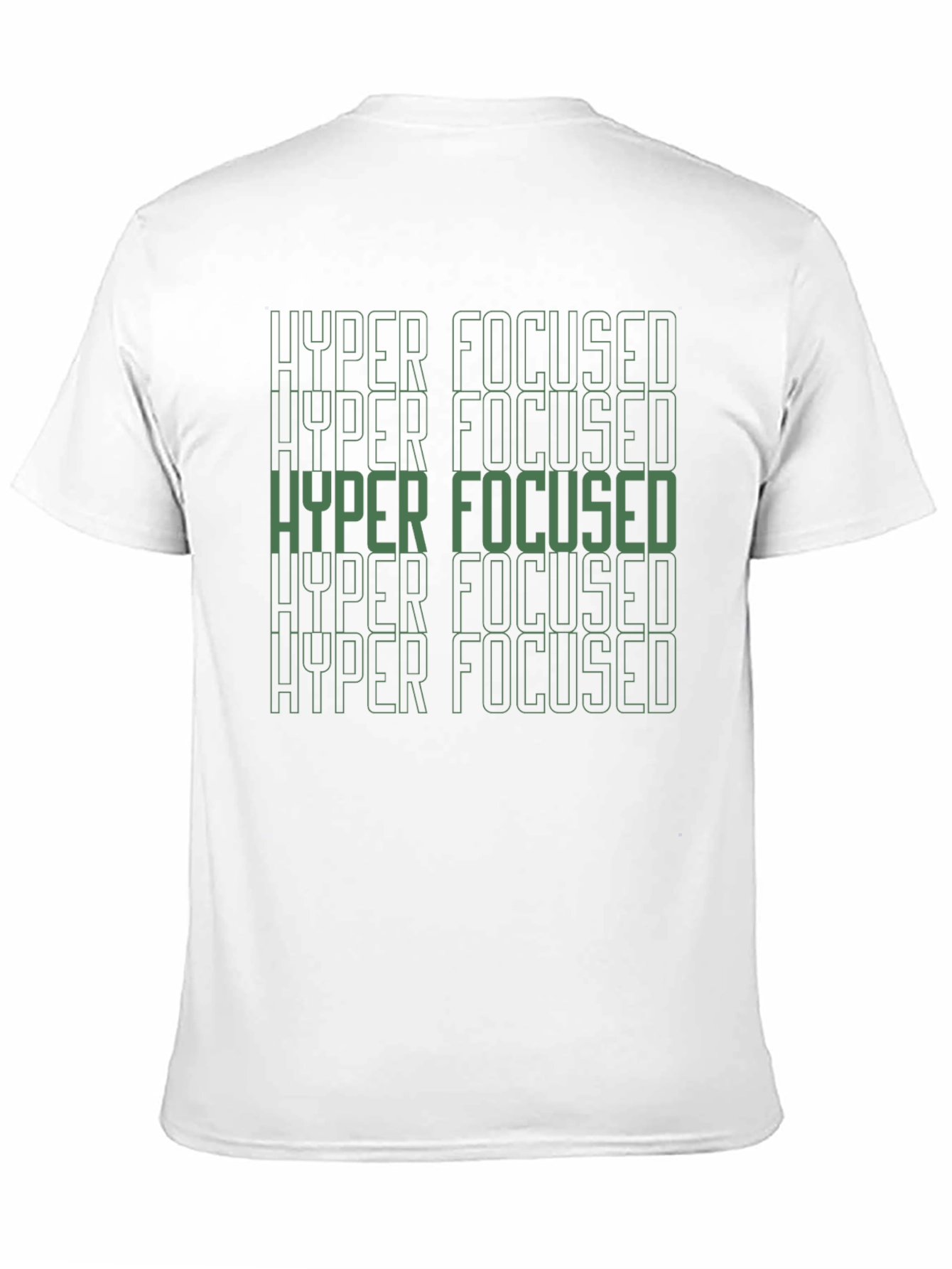 Black Hyper Focused Graphic Tee - Men's Black T-Shirt view 11