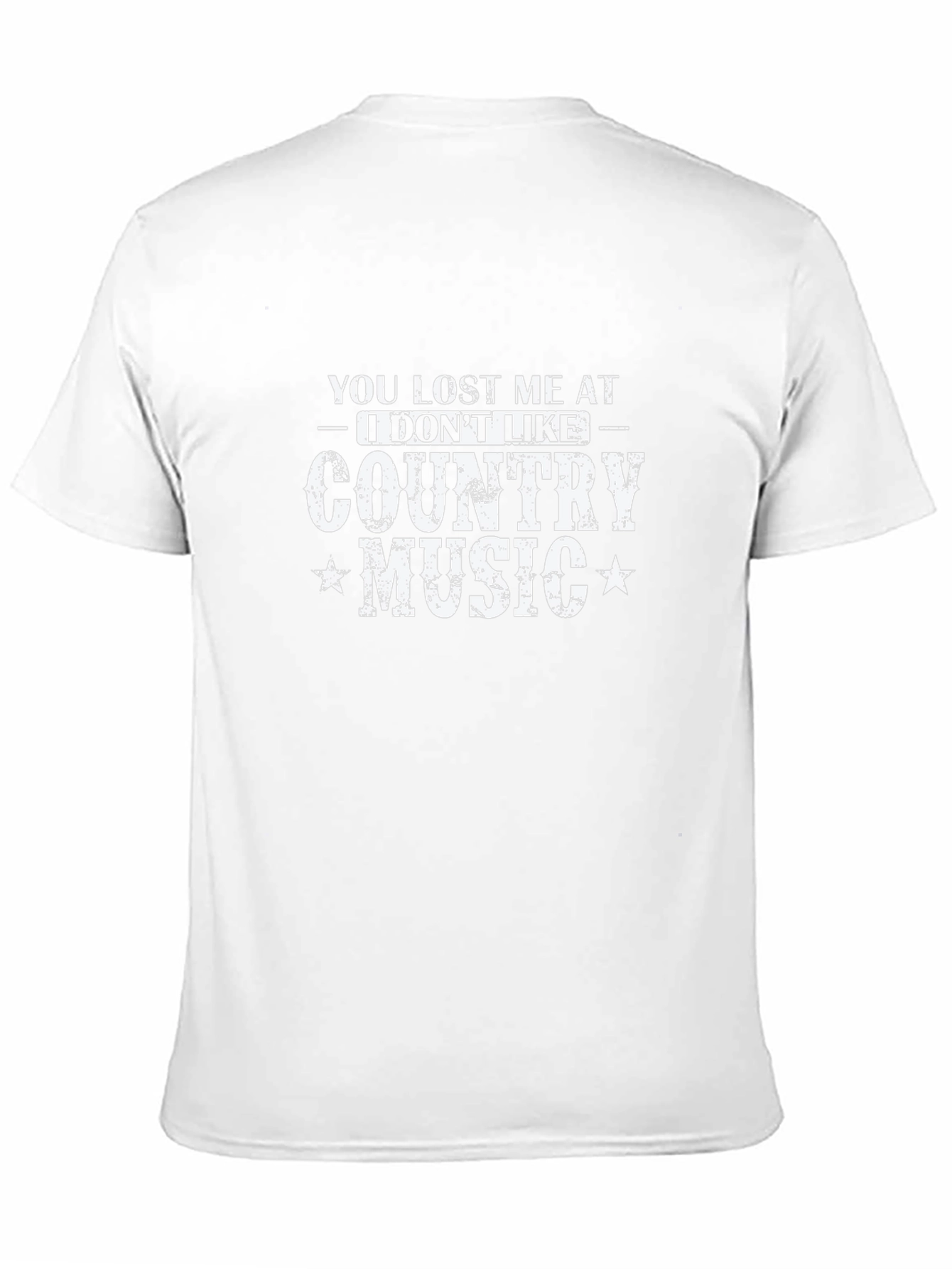Black You Lost Me at Country Music Graphic Tee view 11