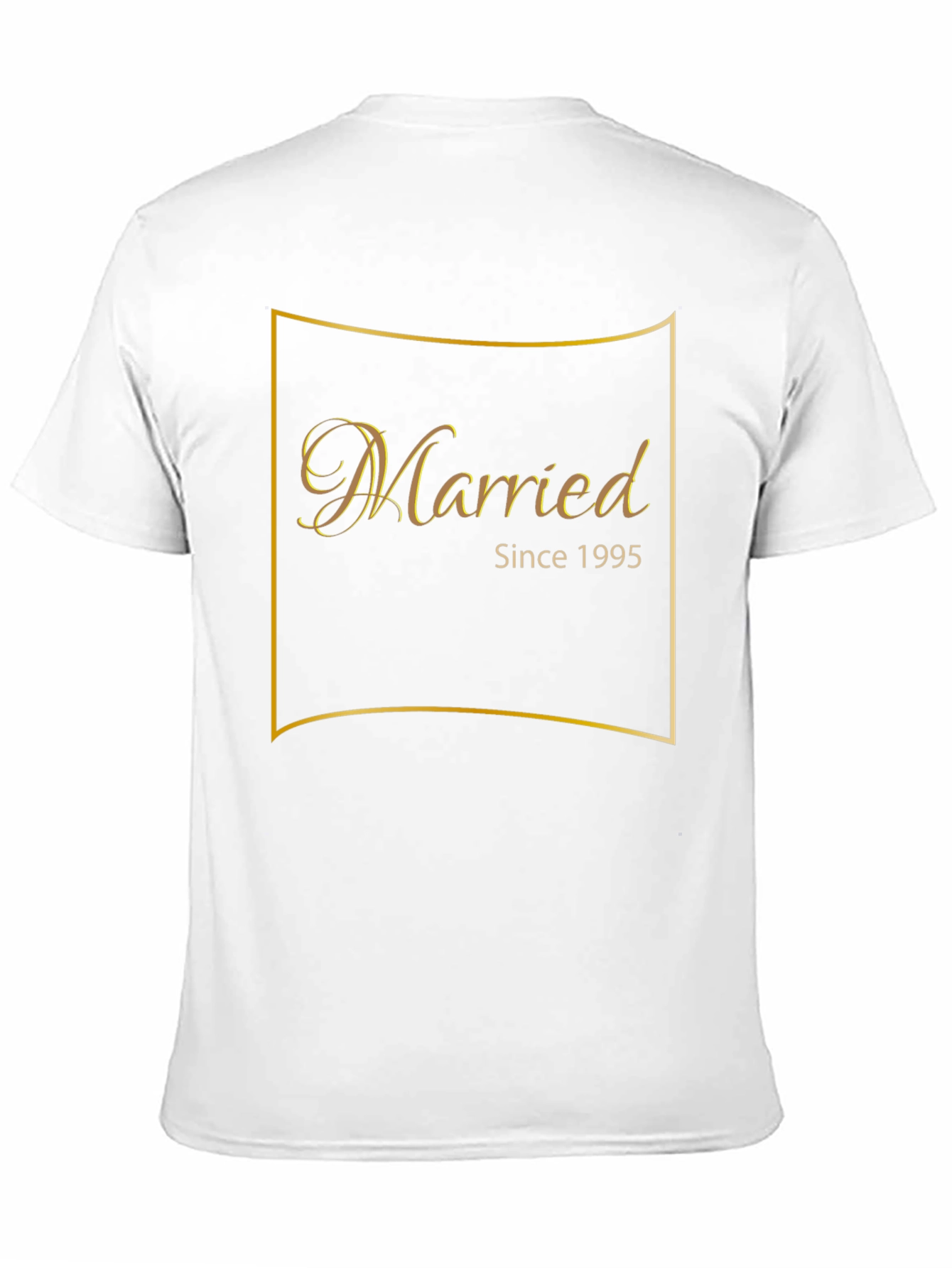 Black Married Since 1995 Black T-Shirt view 11