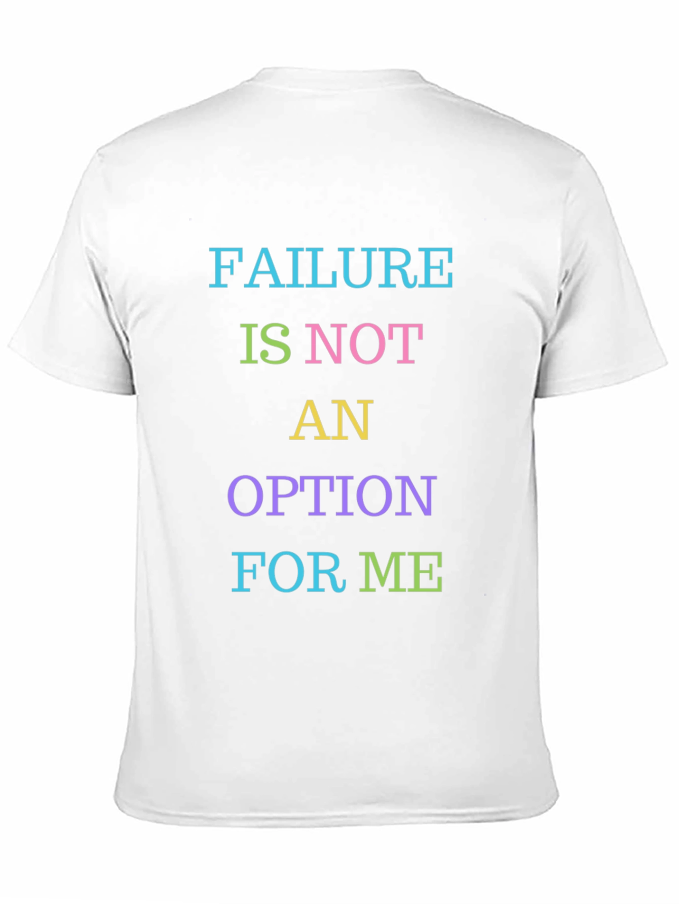 Black Failure is Not an Option T-Shirt view 11