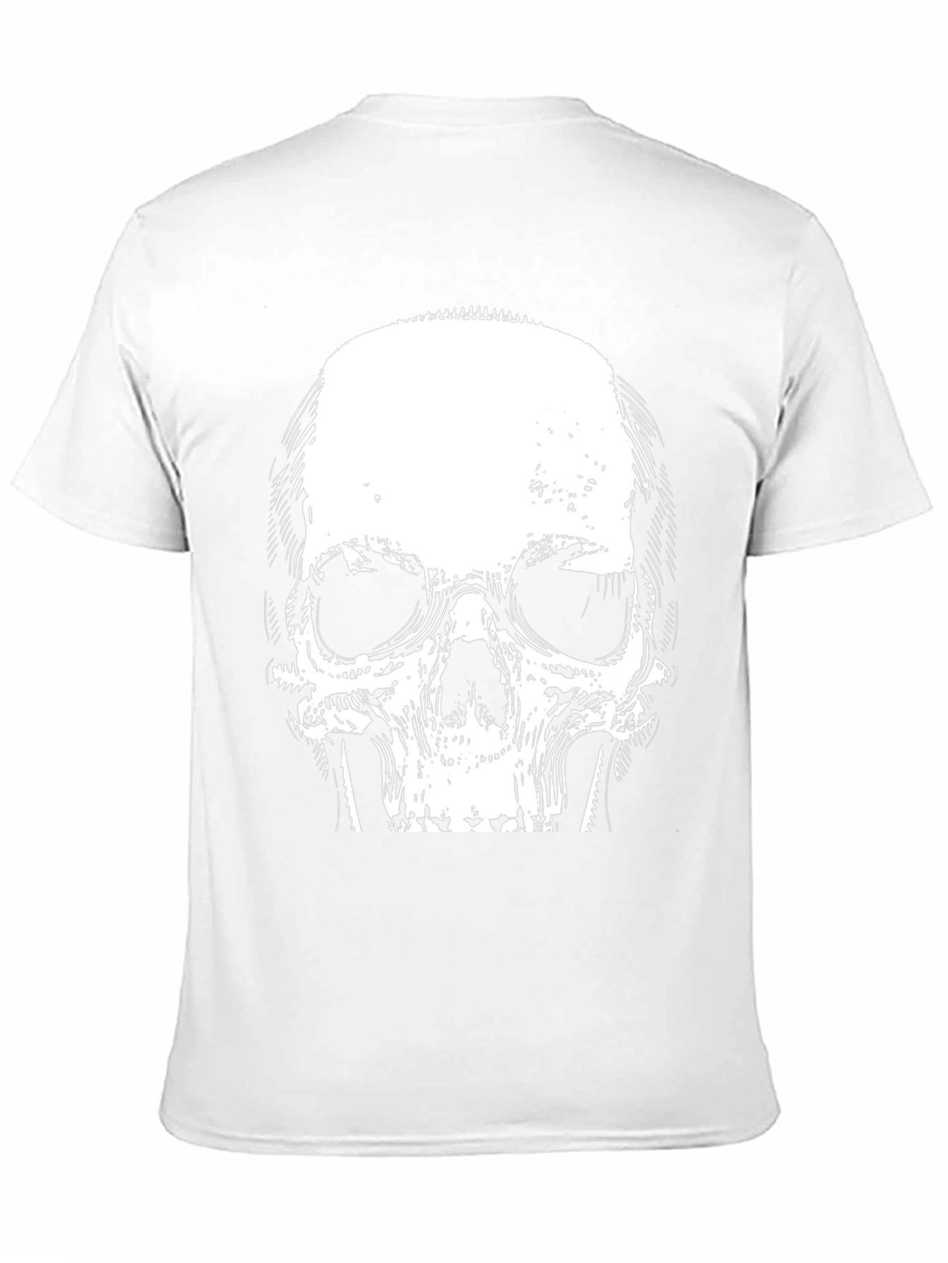 Black Skull Graphic Black T-Shirt view 11