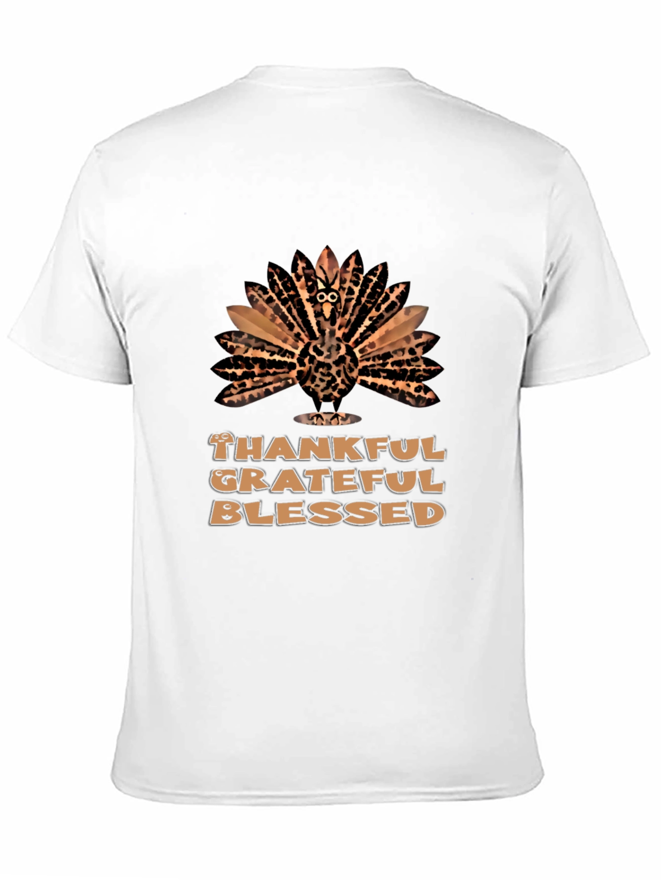 Black Thankful Turkey Graphic Tee view 11