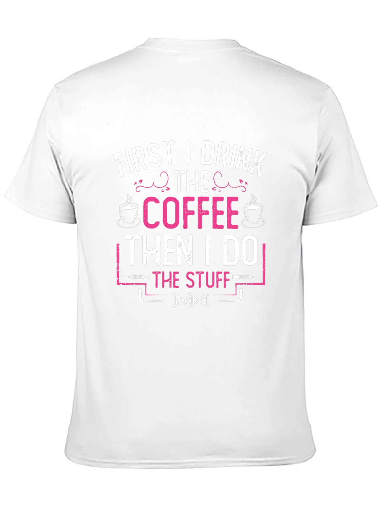 Black First Coffee Then Stuff Graphic Tee view 11