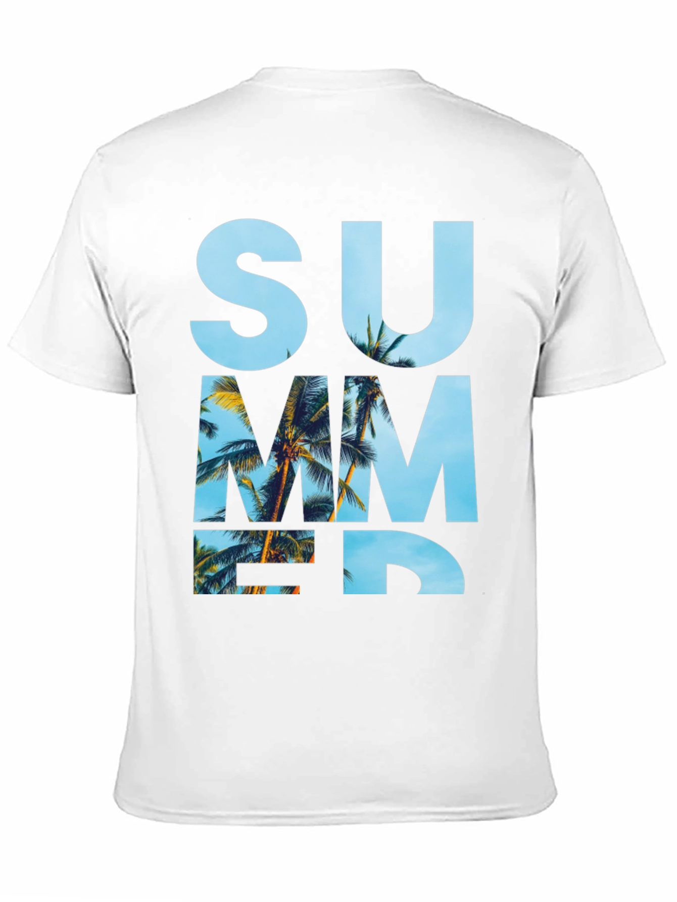 Black Summer Palm Tee view 11