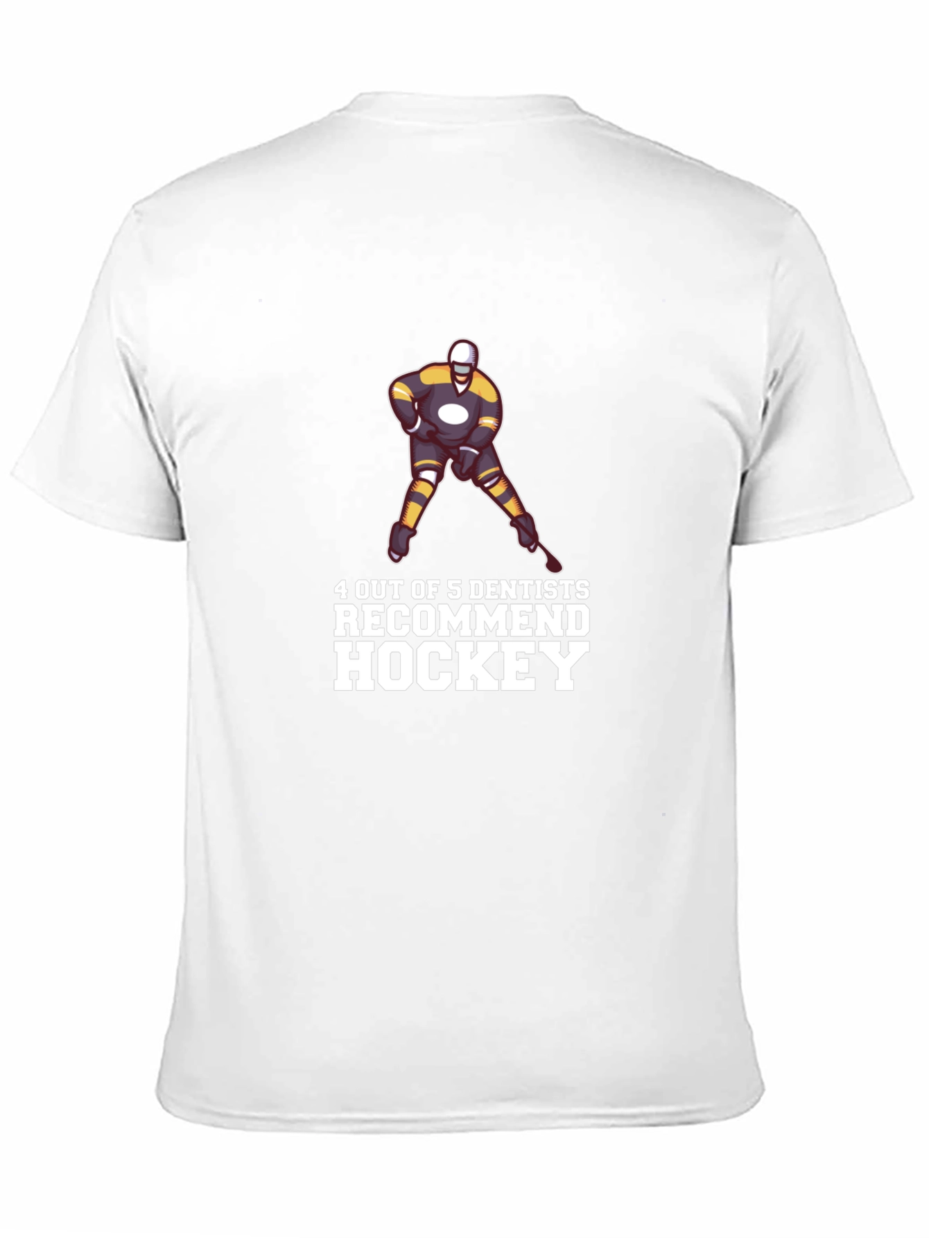 Black Hockey Dentist T-Shirt Funny Tee view 11