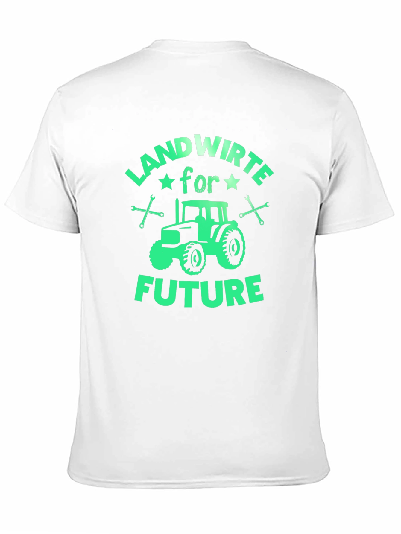 Black Landwirte for Future Graphic Tee - Tractor Design view 11