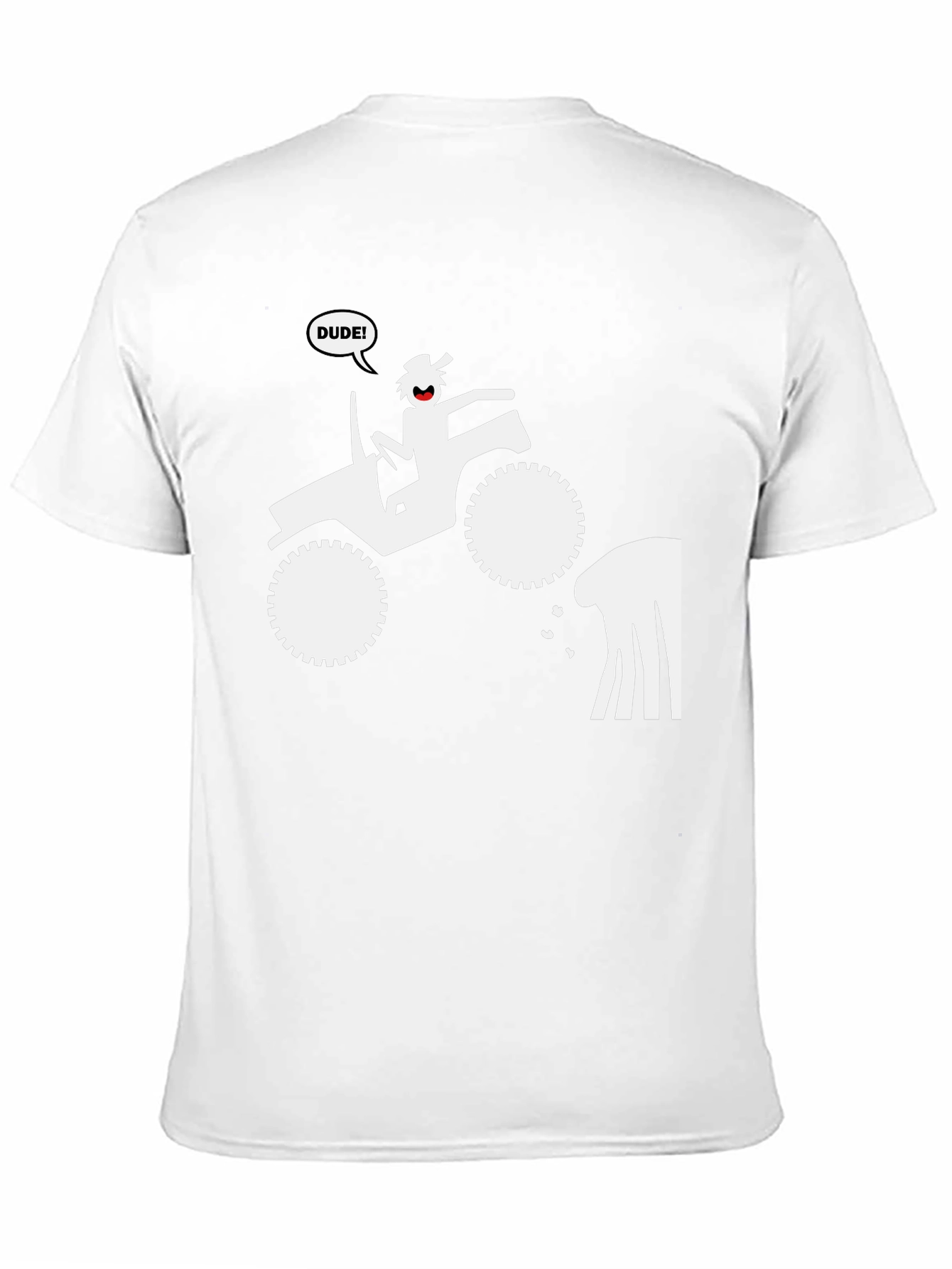 Black Dude Off-Roading T-Shirt view 11