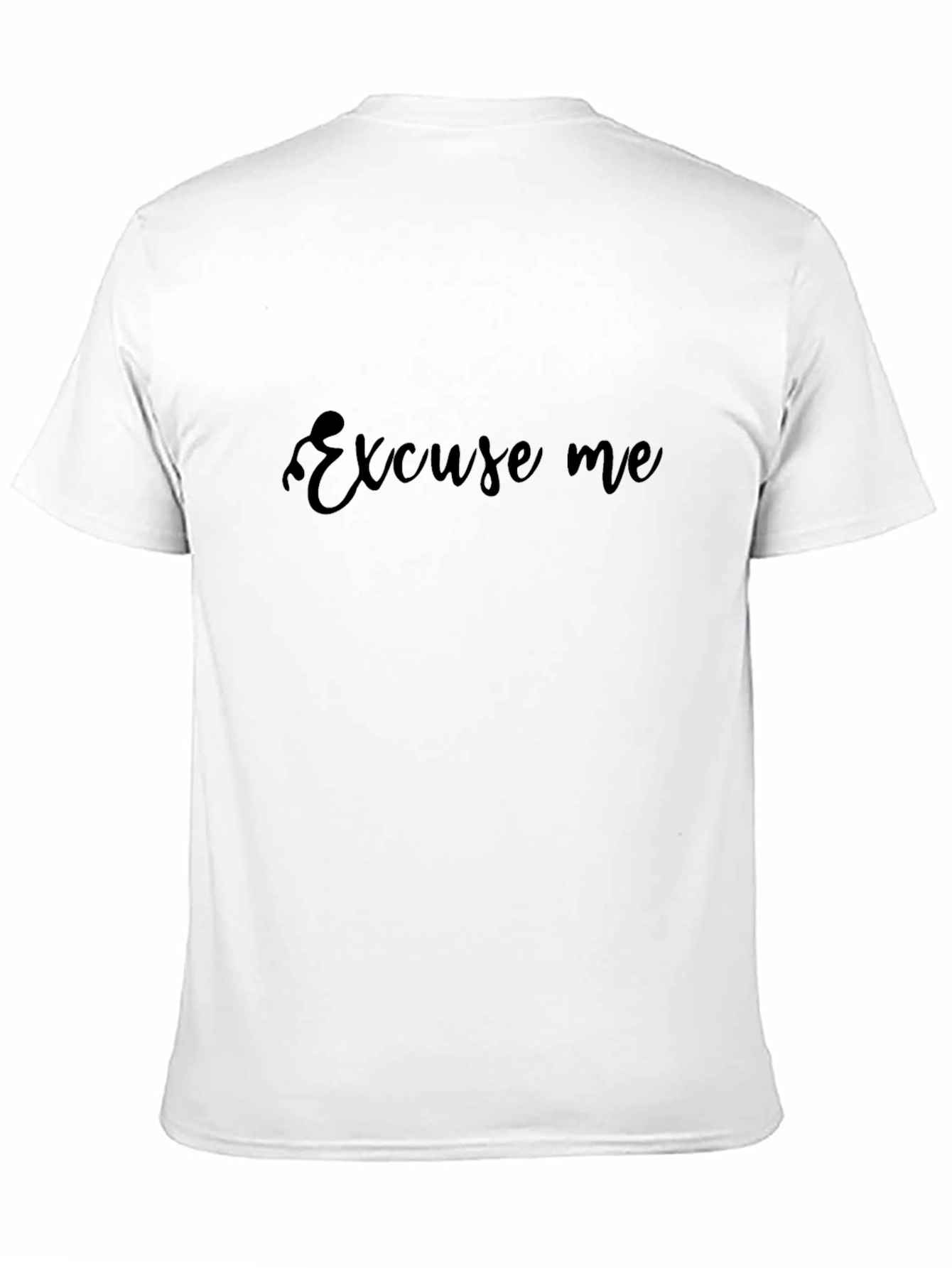 Black Excuse Me Black T-Shirt - Stylish Casual Wear view 11