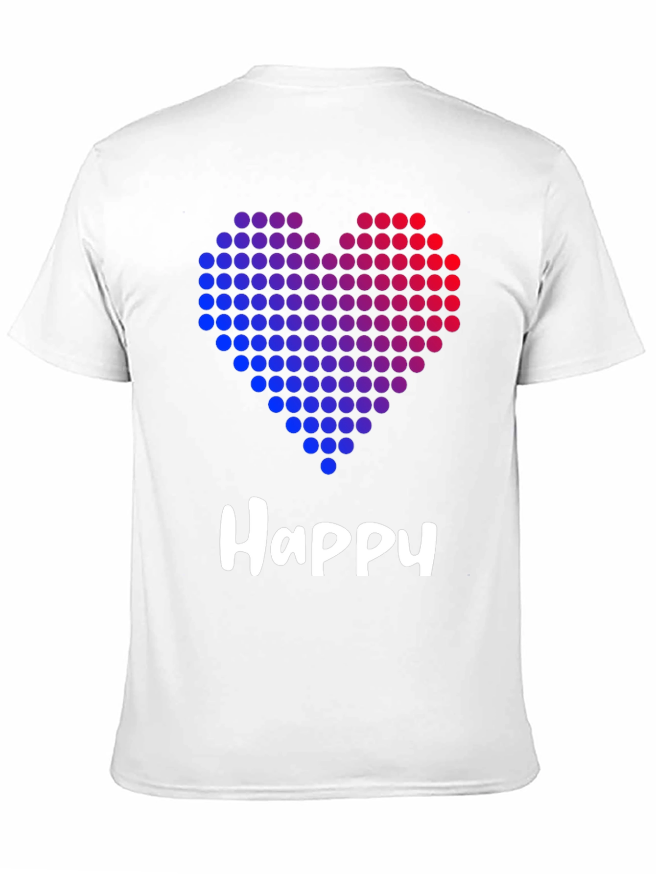Black Happy Heart Graphic Black T-Shirt view 11