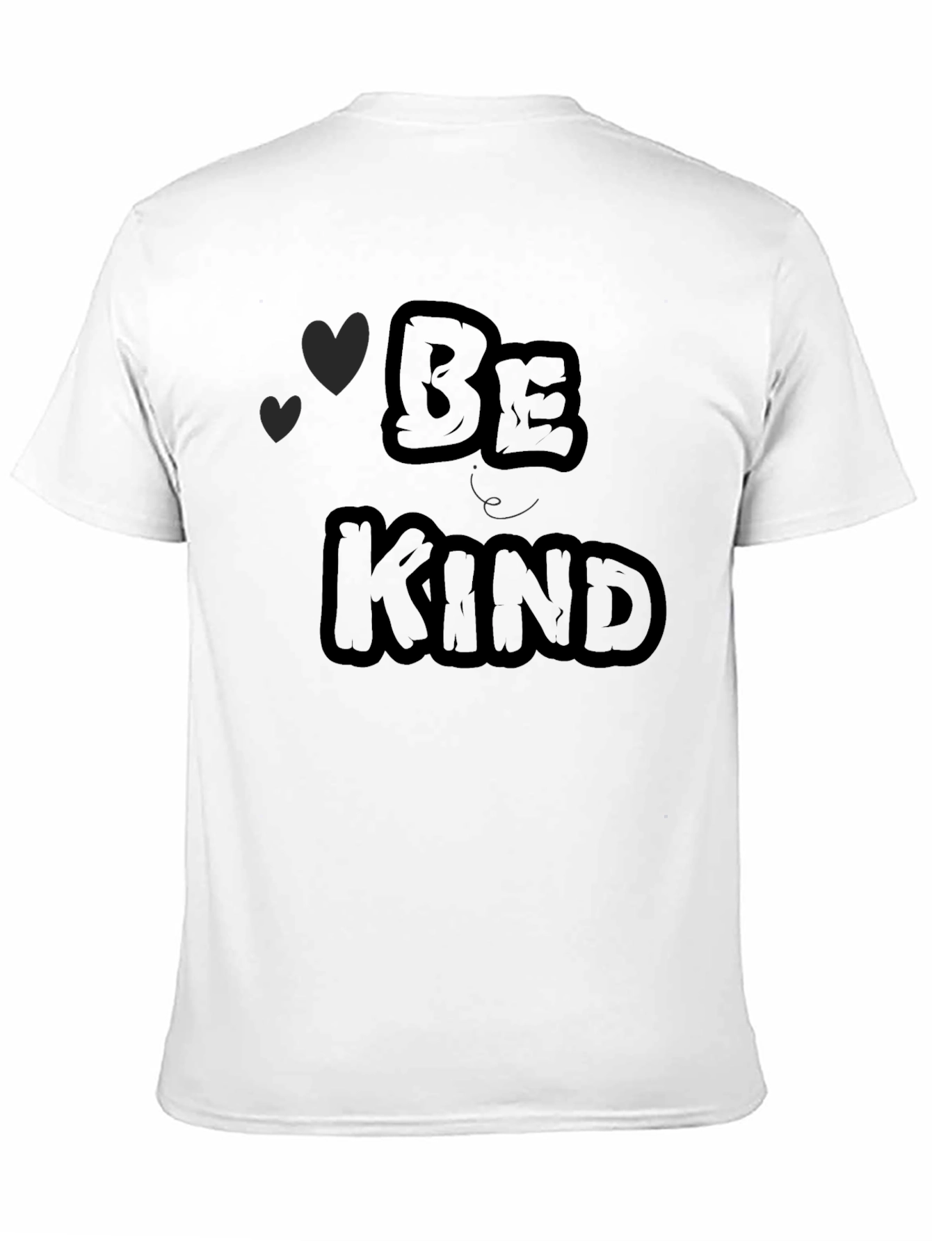 Black Be Kind Graphic Tee - Black Casual Shirt view 11