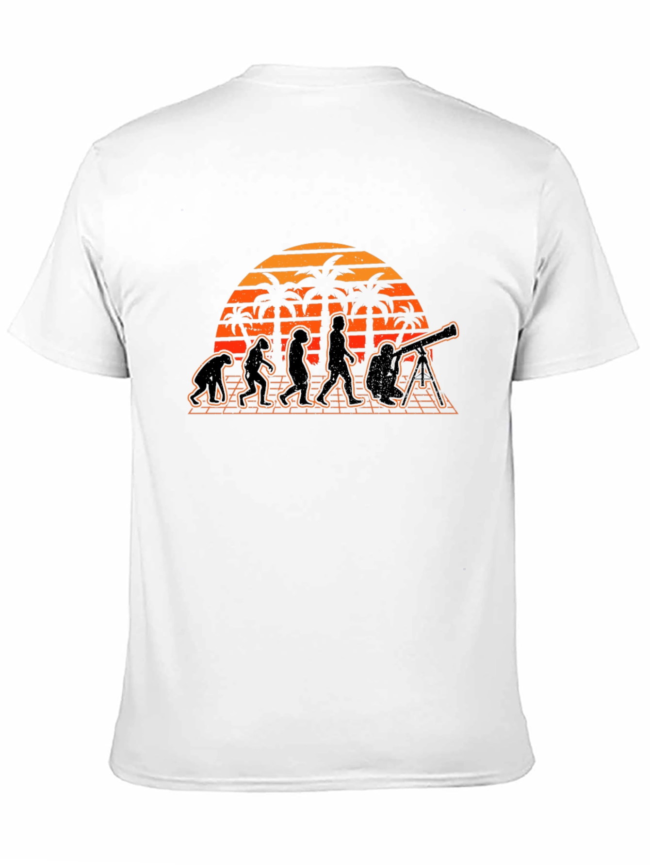 Black Evolution of Astronomer Sunset Tee view 11