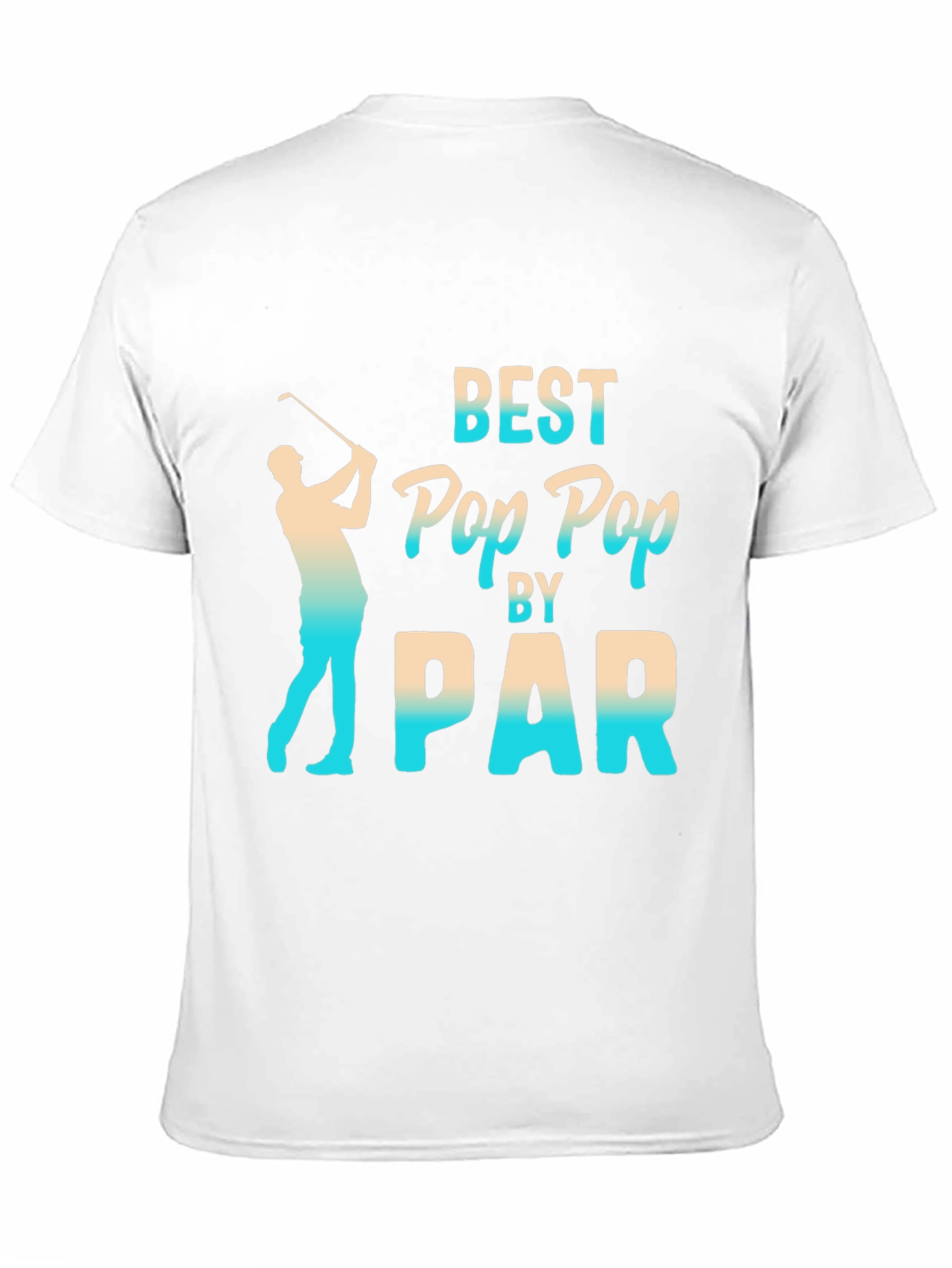 Black Best Pop Pop by Par T-Shirt - Golf Lover Gift view 11