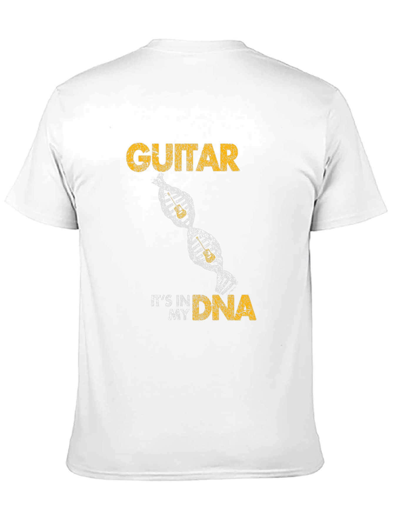 Black Guitar DNA Black T-Shirt Musician Gift view 11