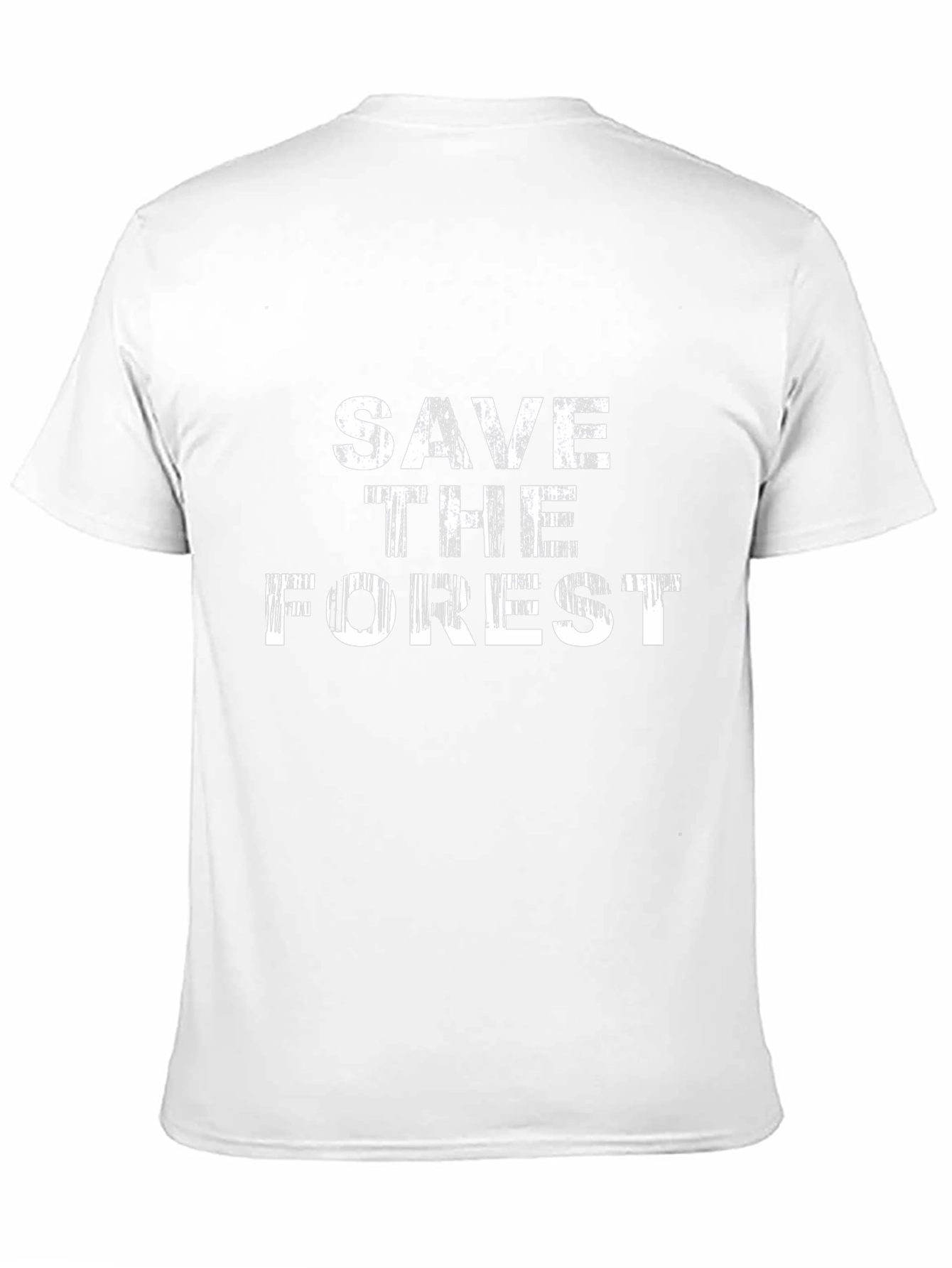 Black Save the Forest Graphic T-Shirt - Eco Friendly view 11