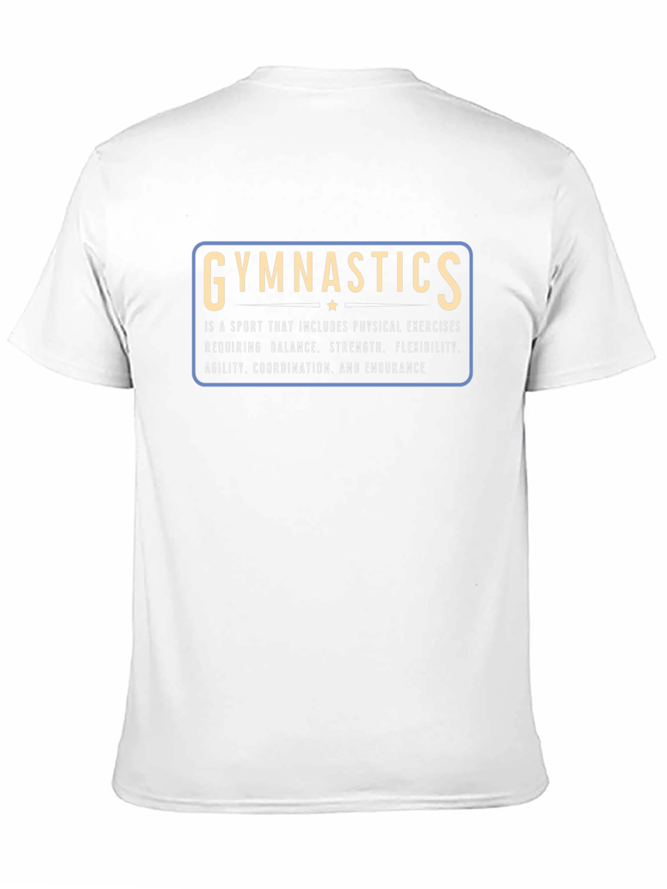 Black Gymnastics Definition T-Shirt view 11