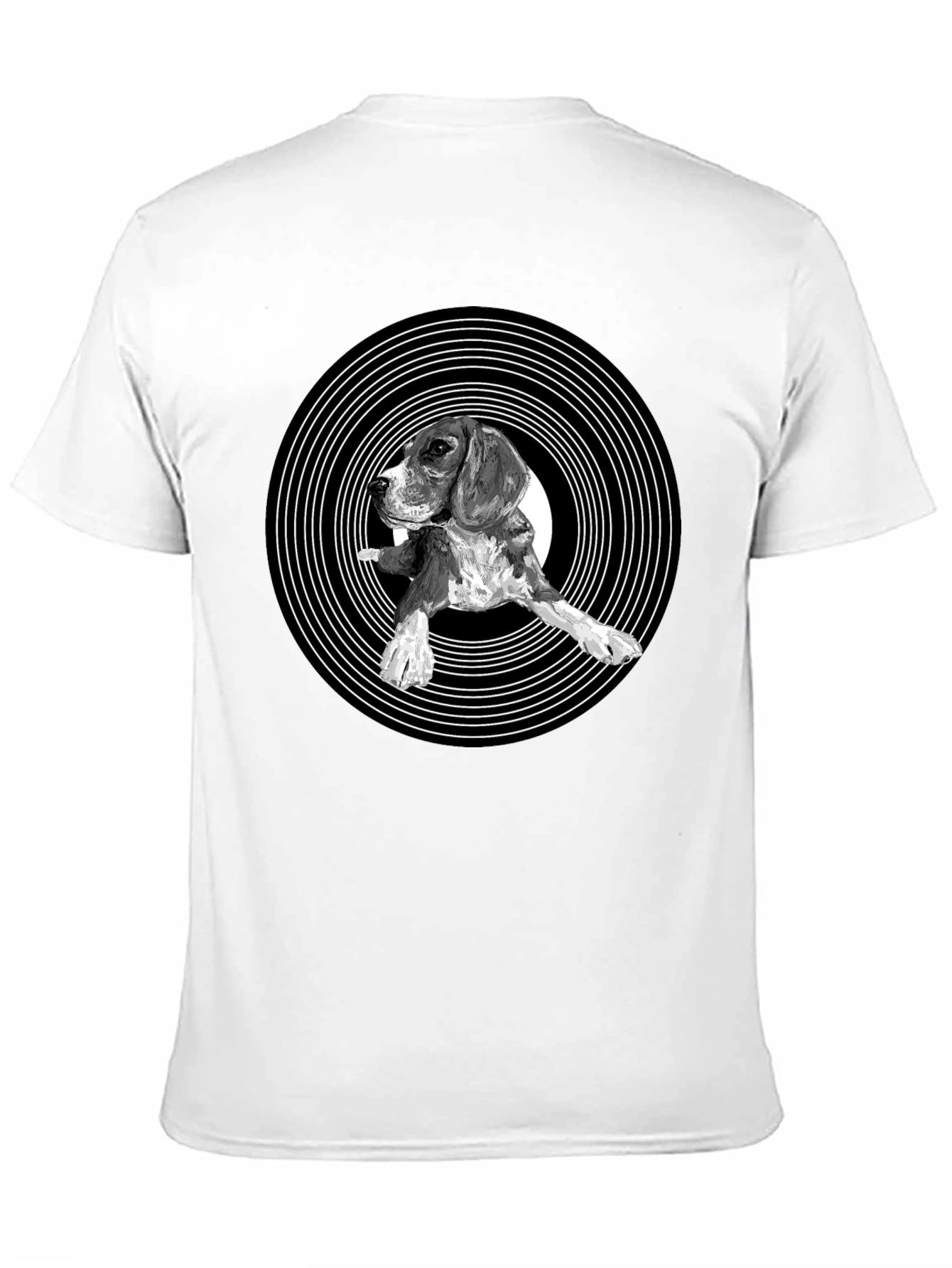 Vinyl Dog T-Shirt - Black Cotton Blend - 11