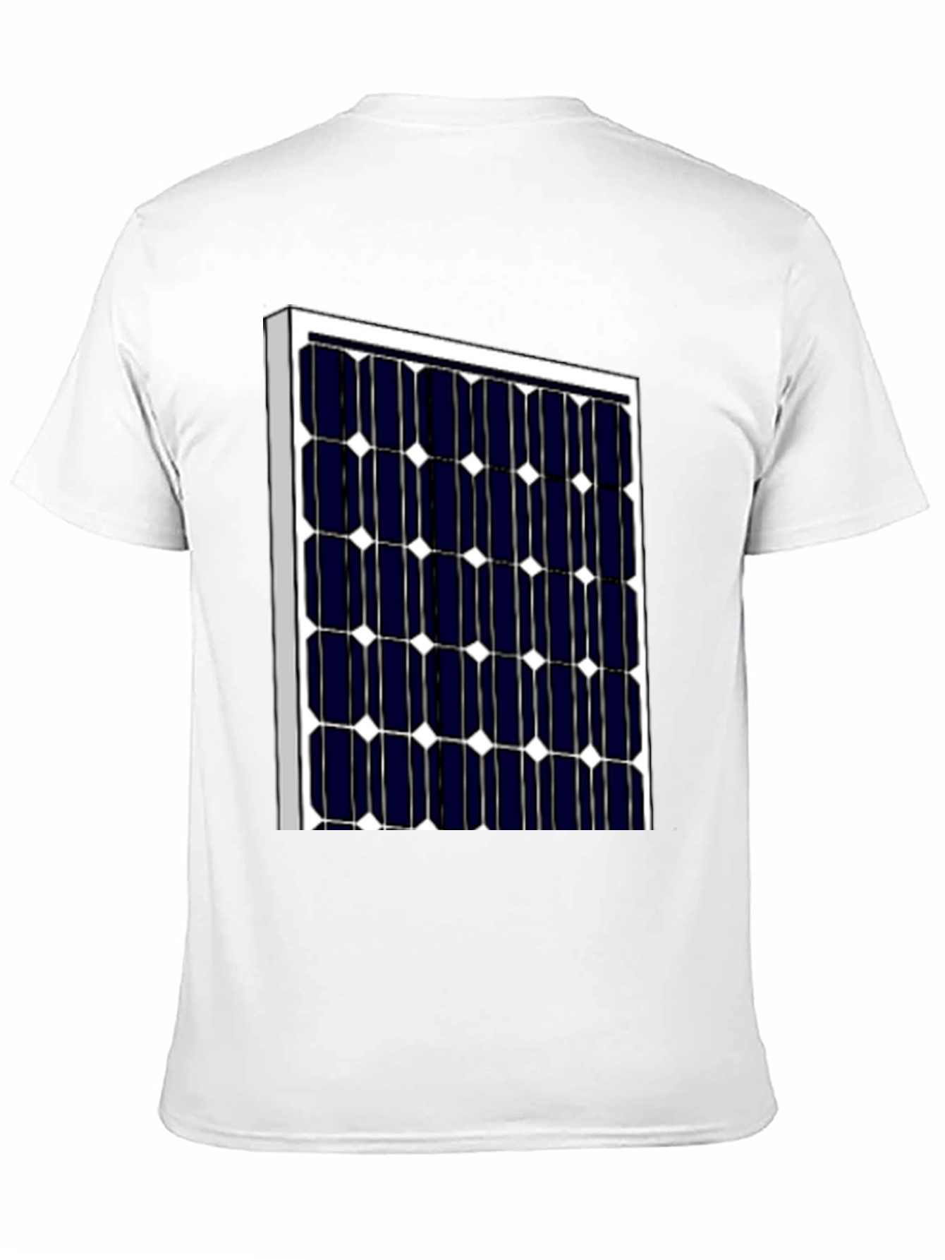 Black Solar Panel Graphic T-Shirt - Eco-Friendly Style view 11