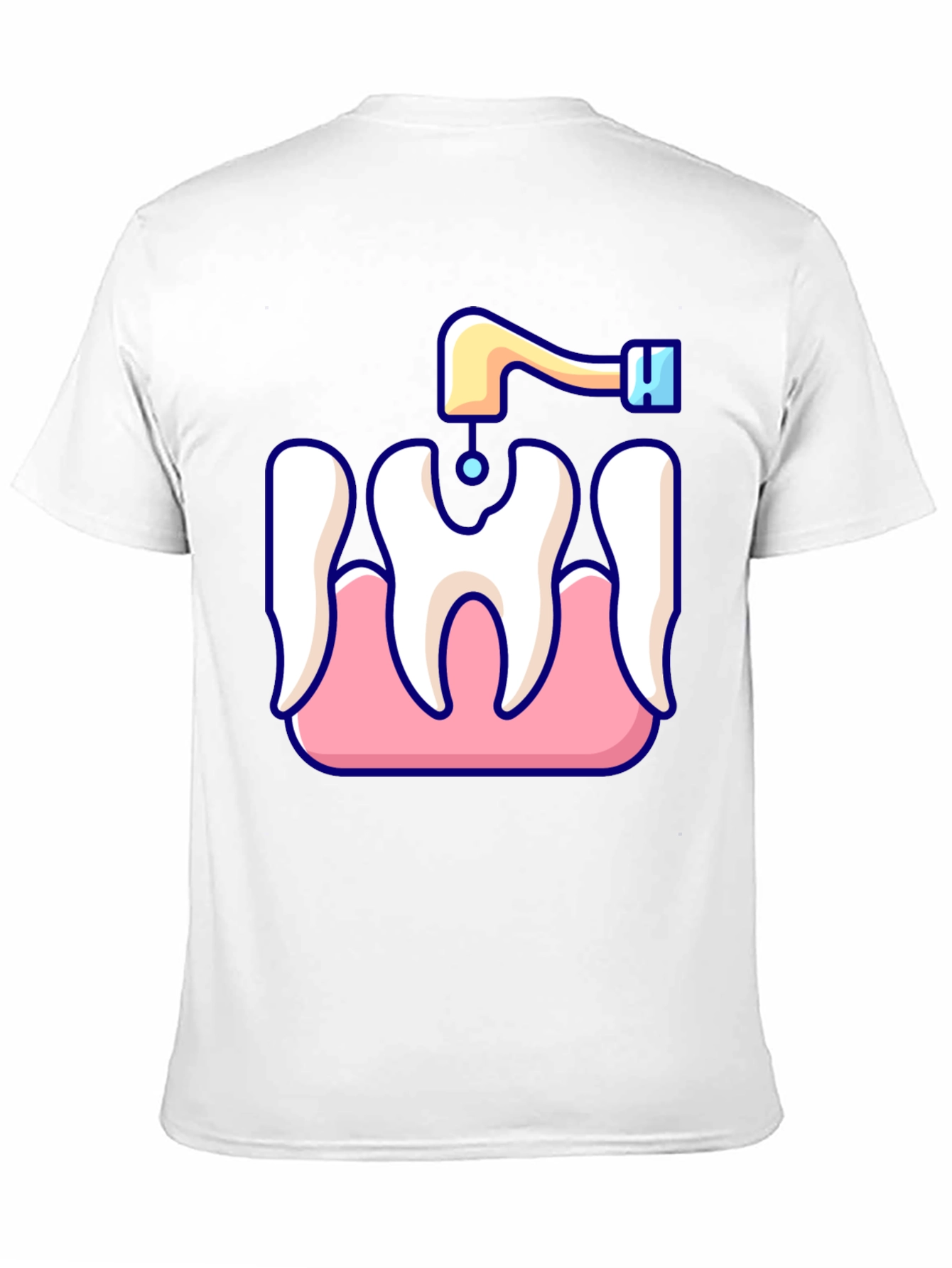 Black Dentist Tool T-Shirt - Funny Tooth Care Graphic Tee view 11