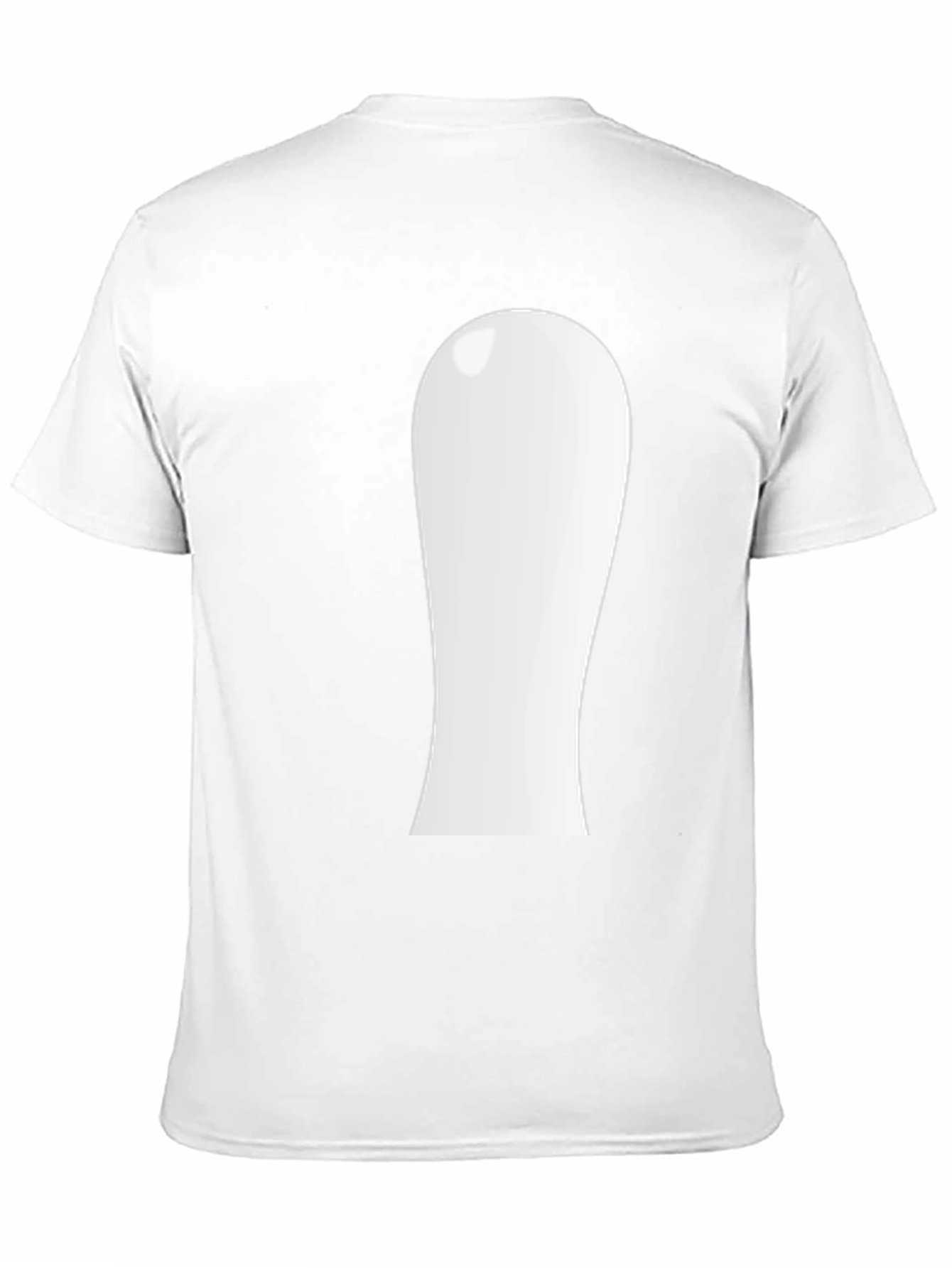 Black Novelty White Blob Graphic Black T-Shirt view 11