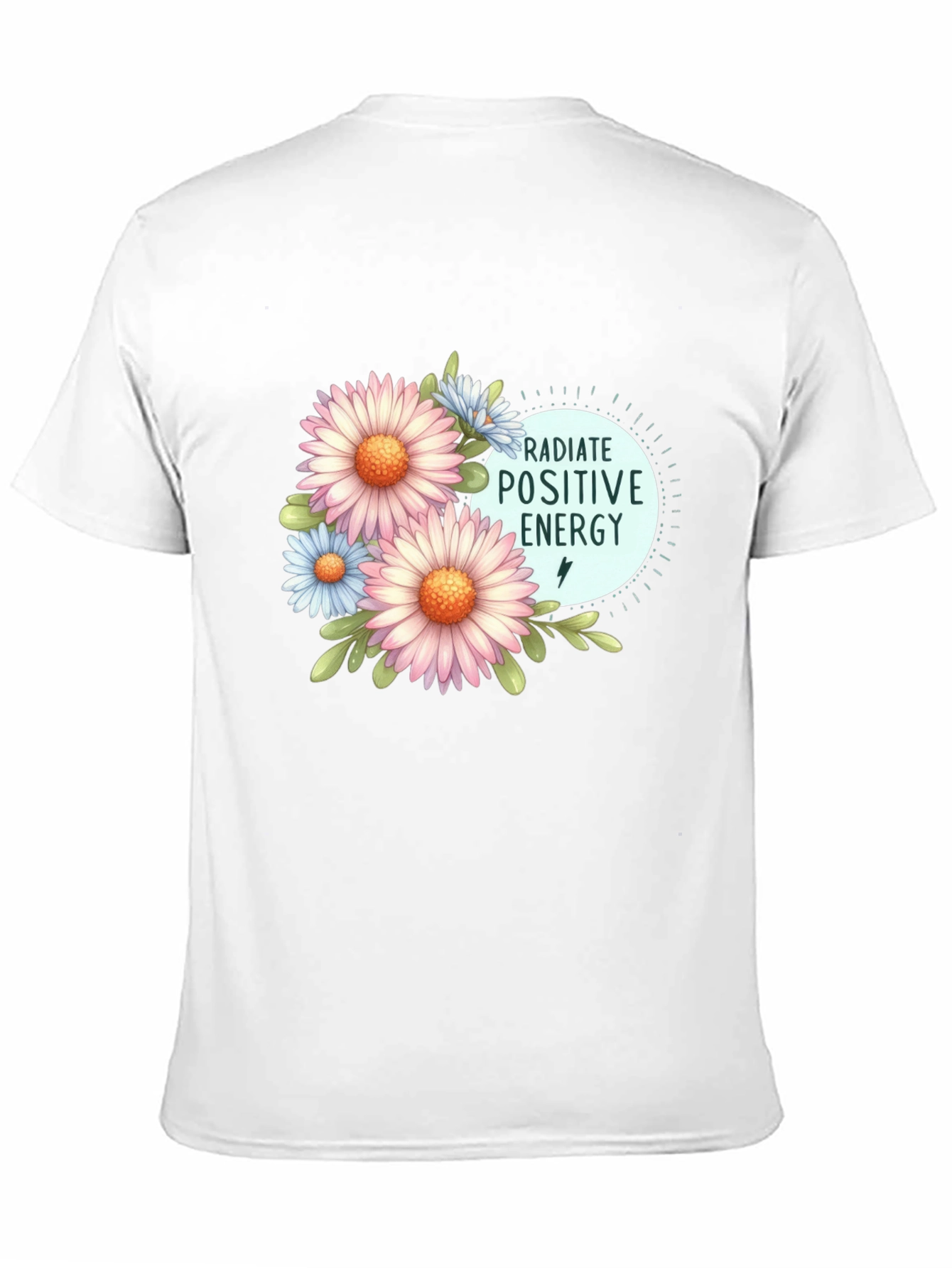 Black Radiate Positive Energy Floral T-Shirt view 11
