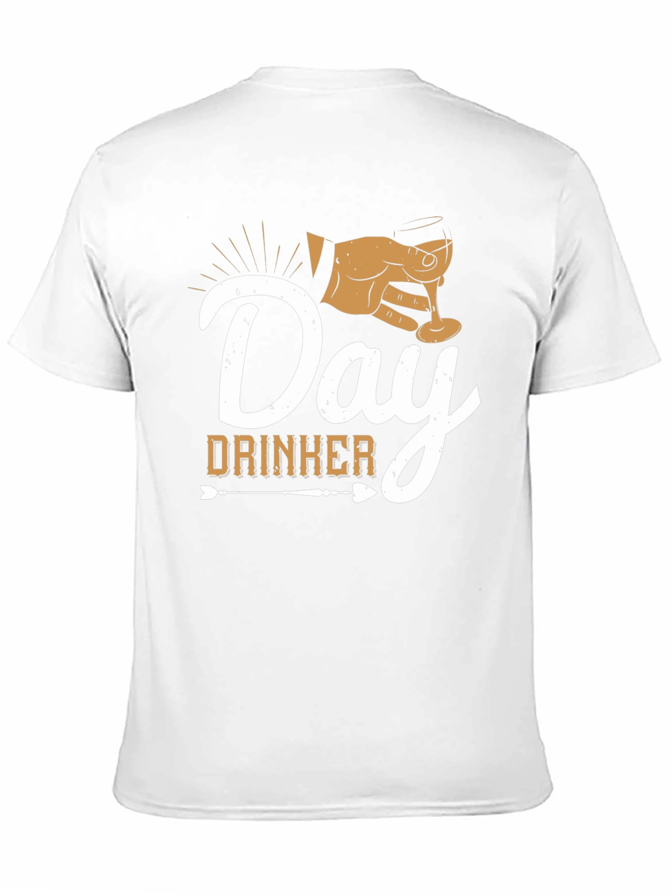 Black Day Drinker Graphic Tee - Black Casual T-Shirt view 11