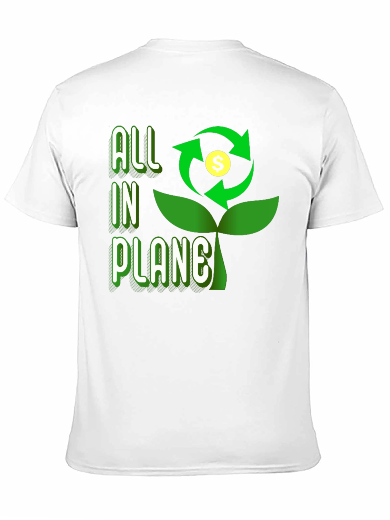 Black All In Plane Graphic Tee - Eco-Friendly Design view 11