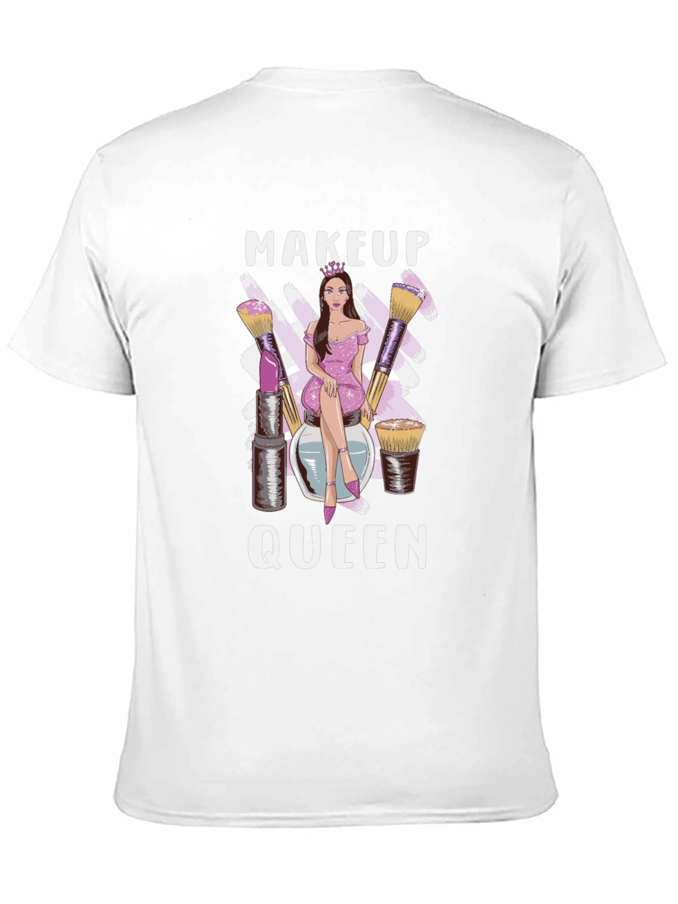Black Makeup Queen Graphic Tee view 11