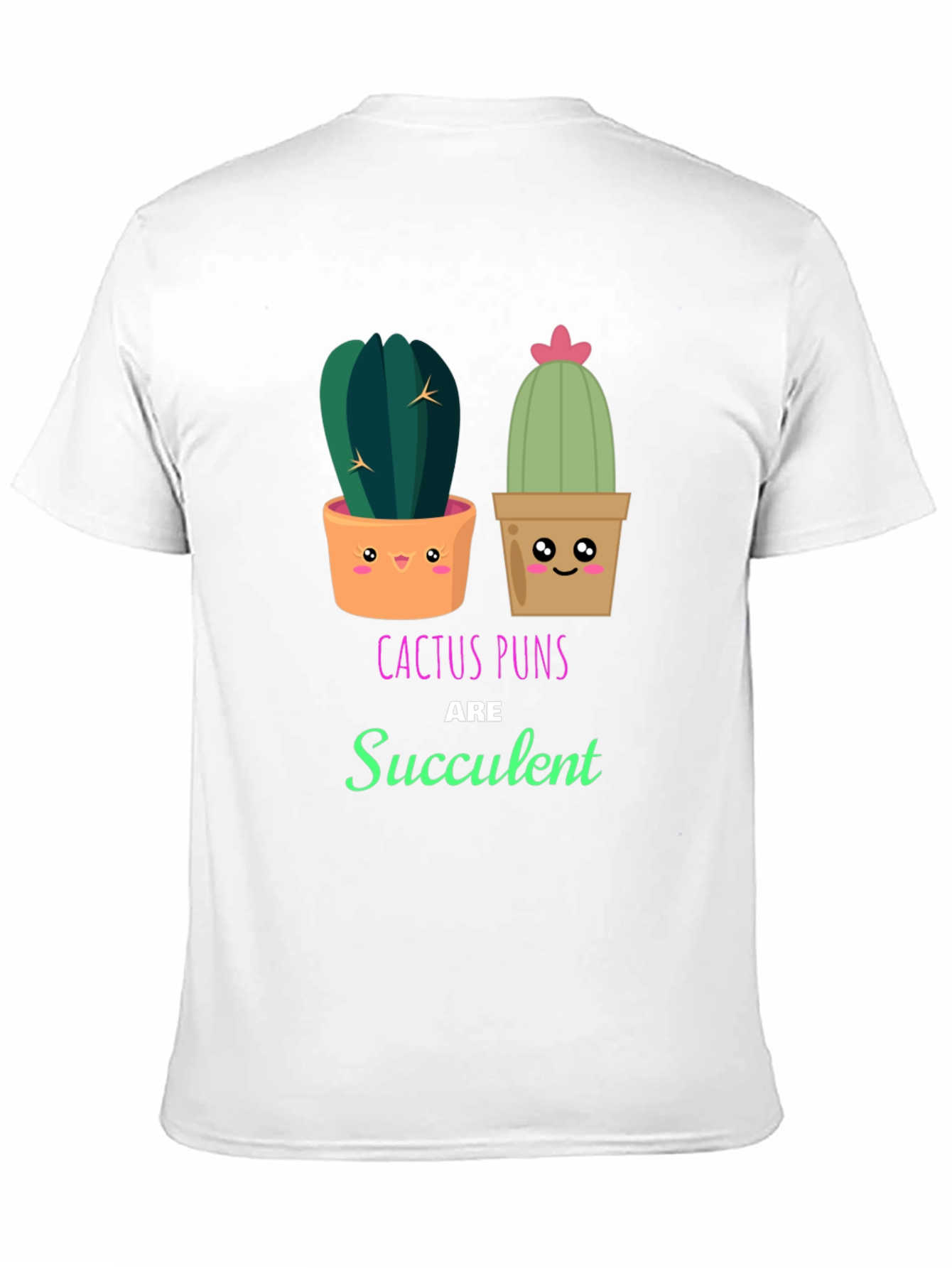 Black Cactus Pun T-Shirt - Succulent Humor view 11