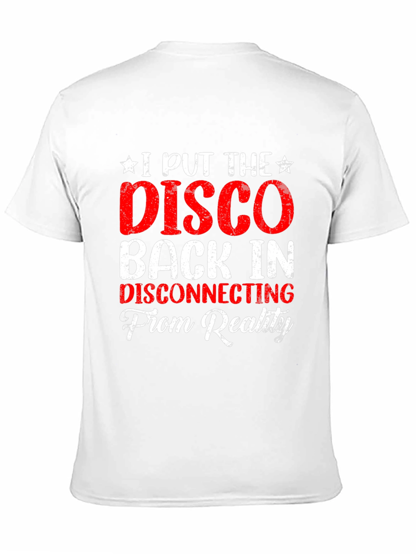 Black Disco Back In Reality T-Shirt view 11