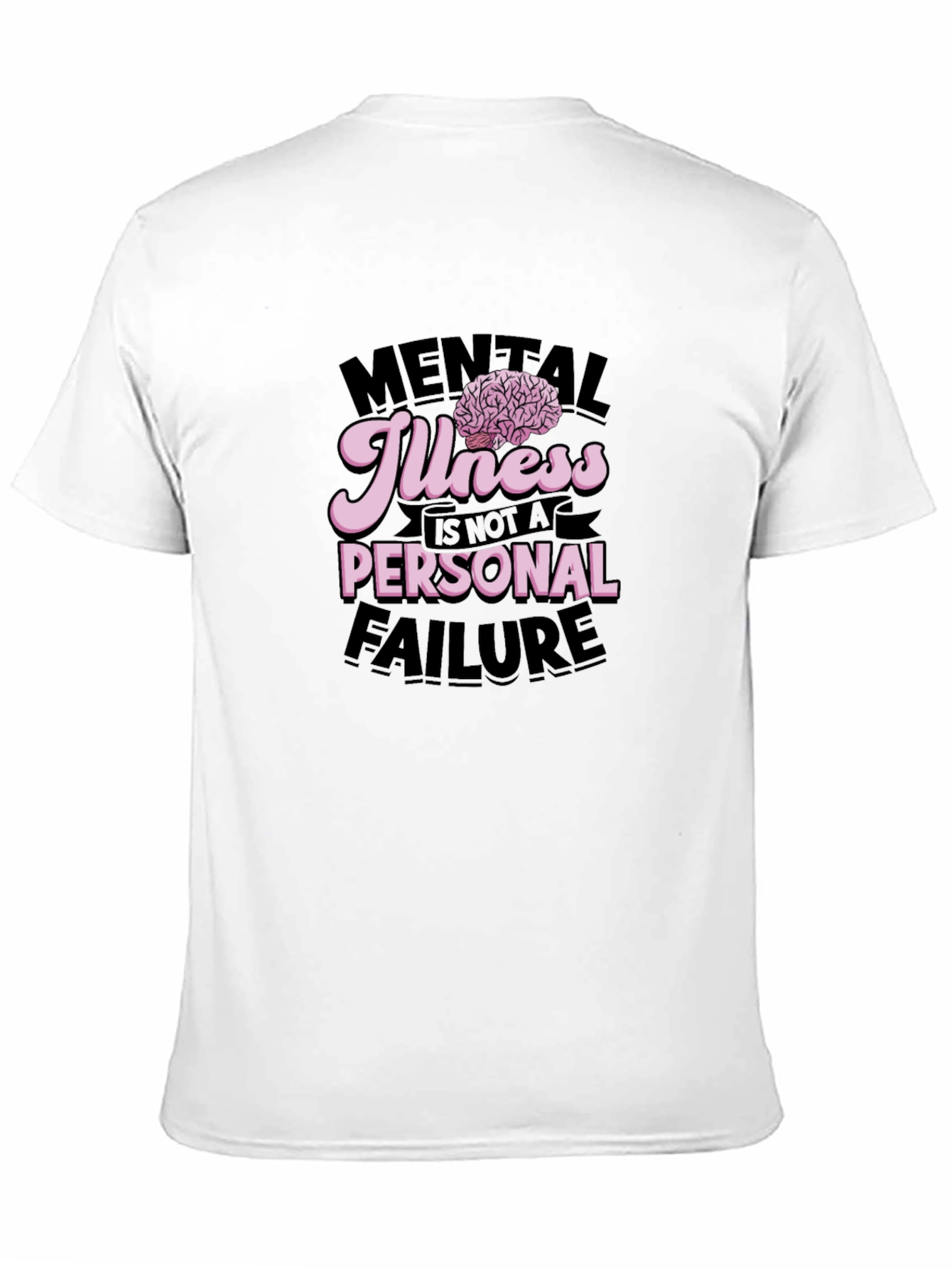 Black Mental Illness Awareness Graphic Tee view 11