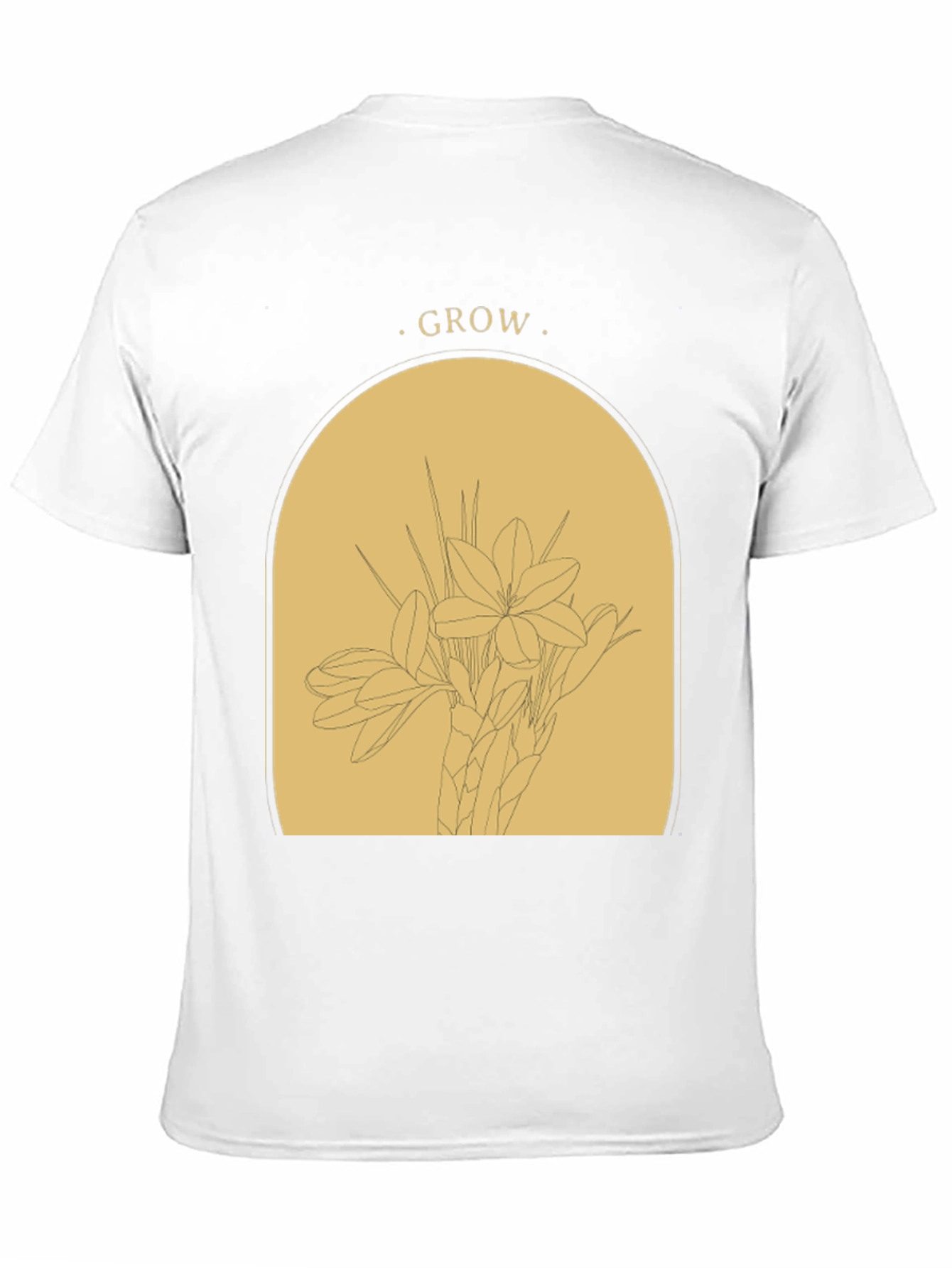 Black Grow Graphic T-Shirt - Black Botanical Tee view 11