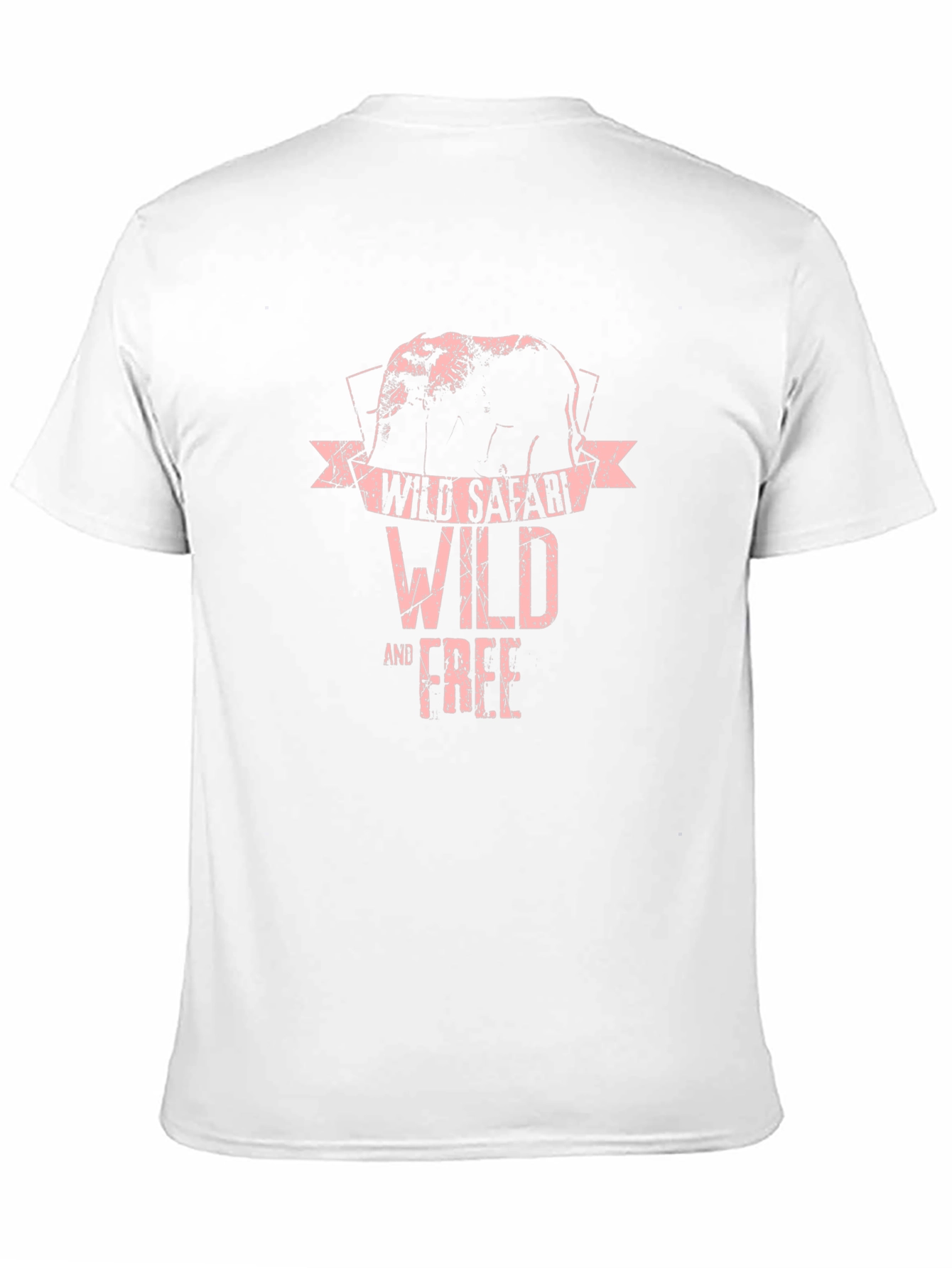 Black Wild Safari Elephant Graphic T-Shirt view 11