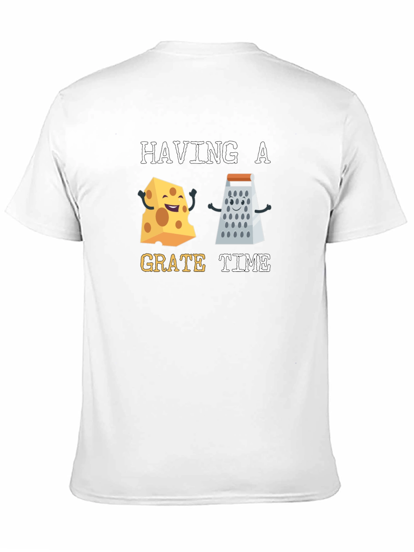 Black Funny Cheese Grater Humor Graphic Tee view 11