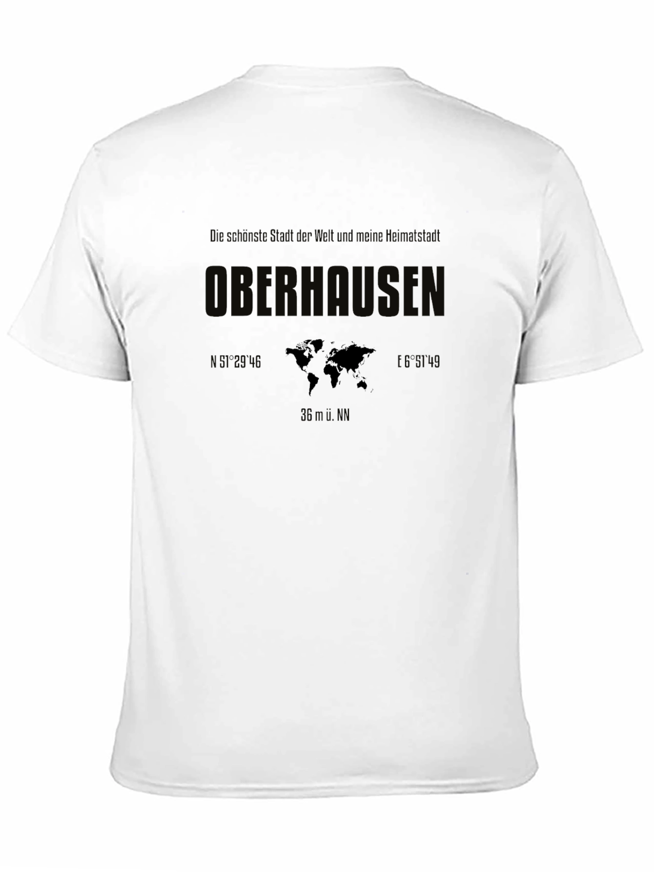 Black Oberhausen Graphic Print Crew Neck T-Shirt view 11