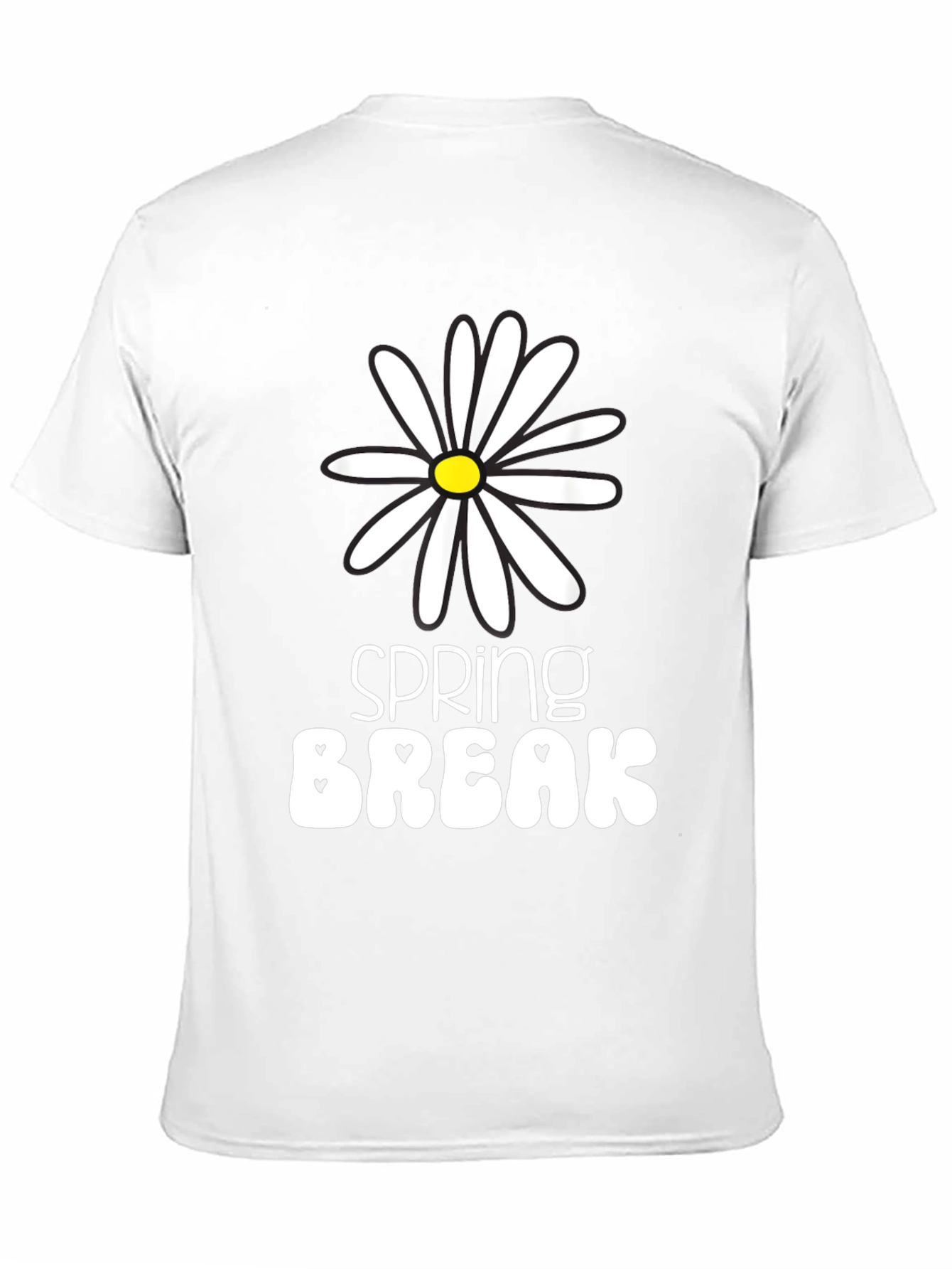 Black Spring Break Daisy Graphic Tee - Unisex view 11