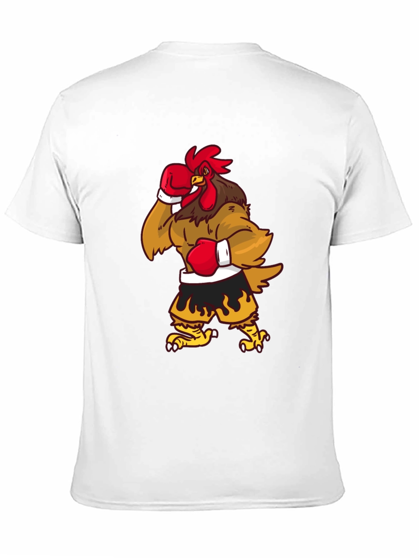 Black Rooster Boxer Black T-Shirt view 11