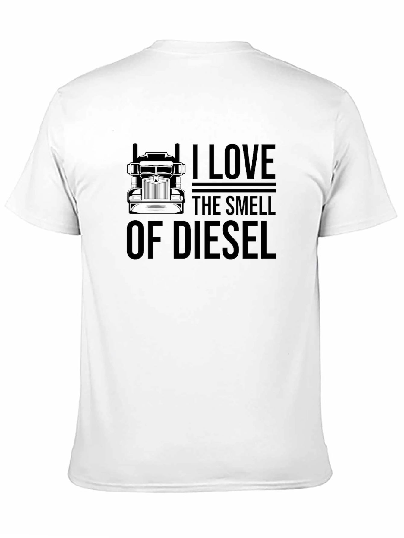 Black I Love the Smell of Diesel Black T-Shirt view 11