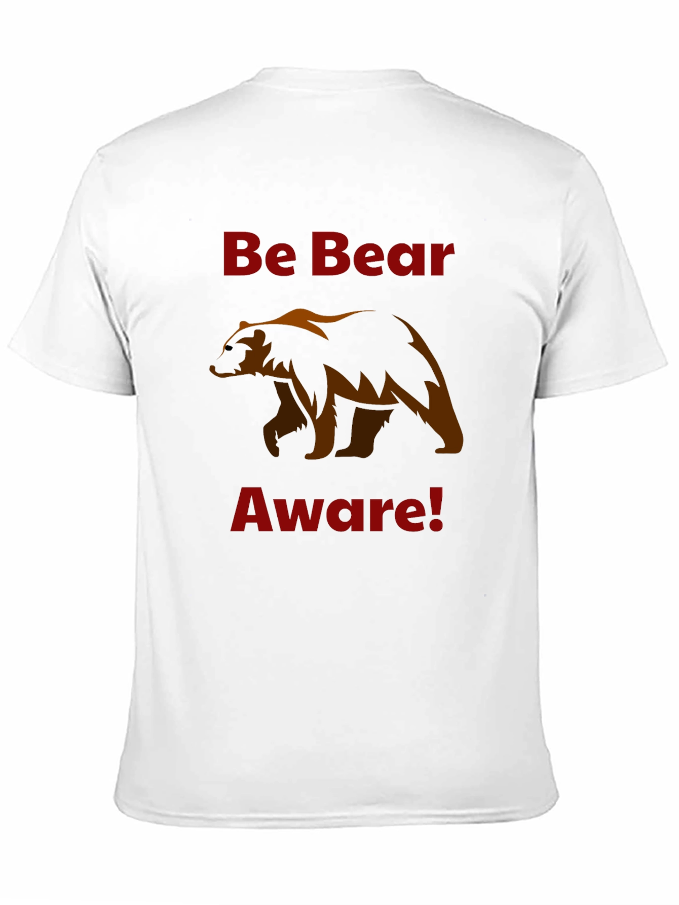 Black Be Bear Aware T-Shirt view 11