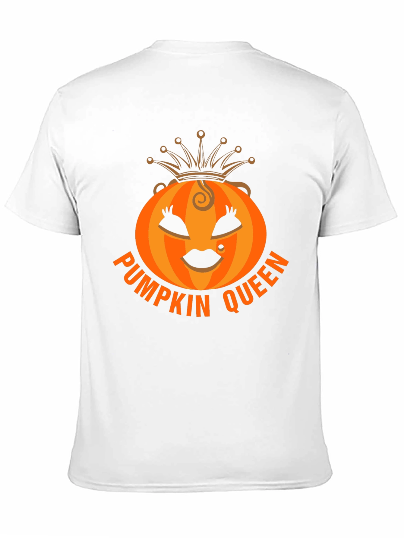 Black Pumpkin Queen Graphic Tee - Halloween Apparel view 11