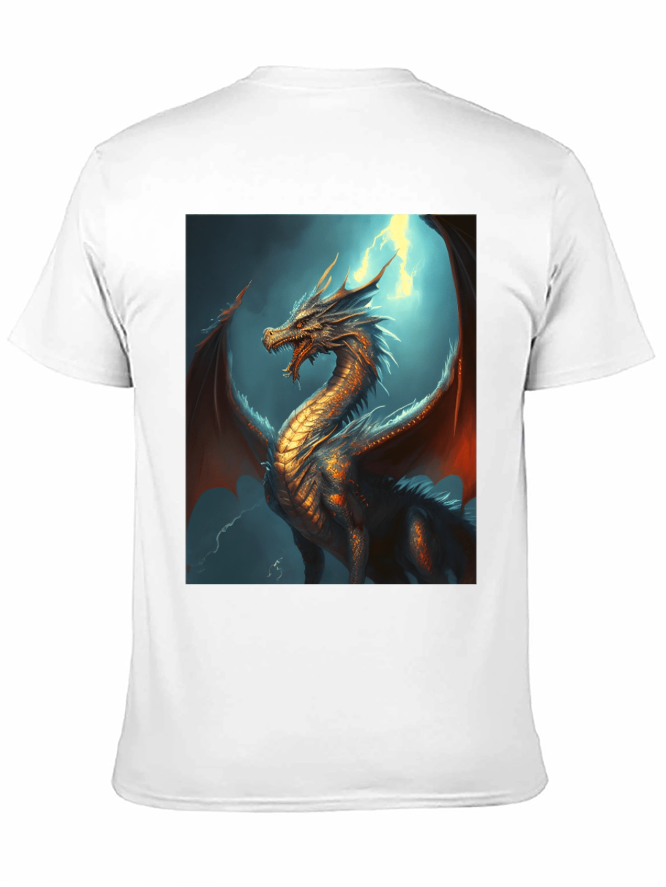 Black Dragon Graphic Tee - Fantasy Style view 11