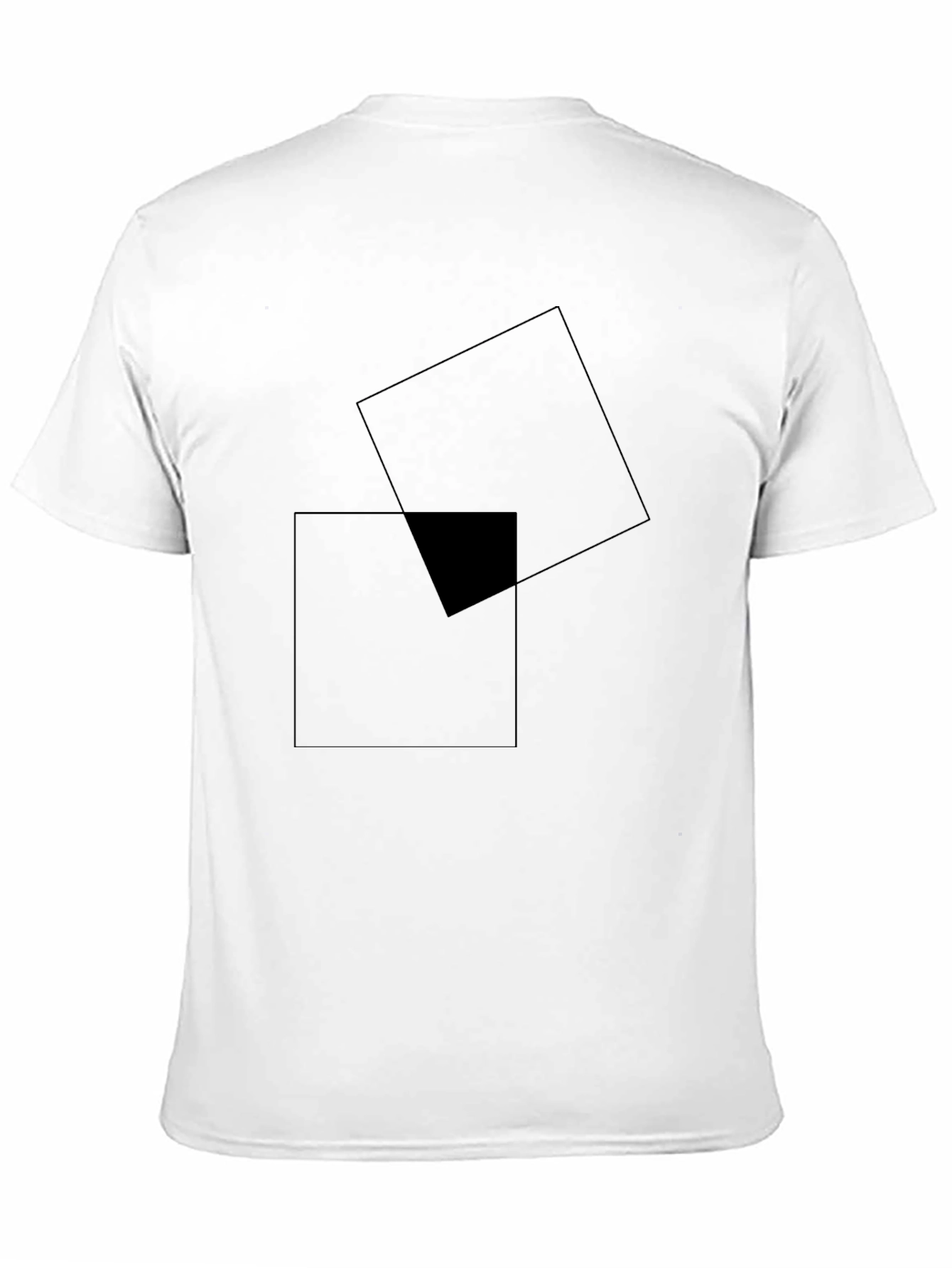 Black Men's Casual Black T-Shirt view 11