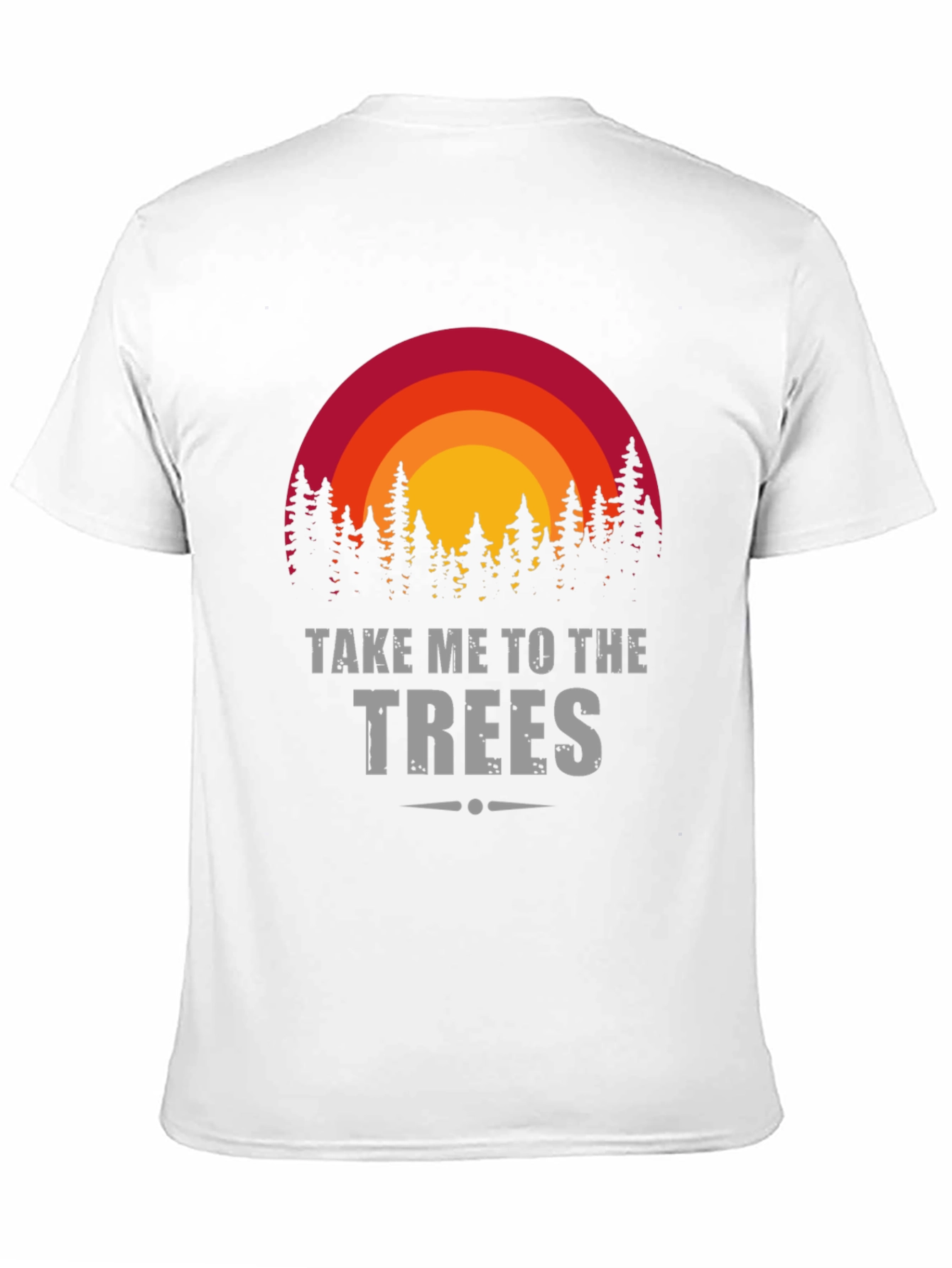 Black Take Me To The Trees Graphic Tee view 11