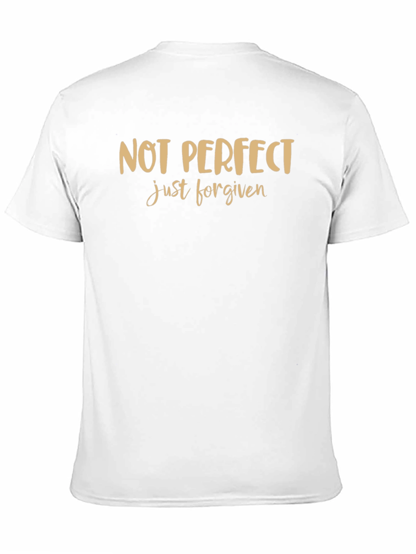 Black Not Perfect Just Forgiven Graphic Tee view 11