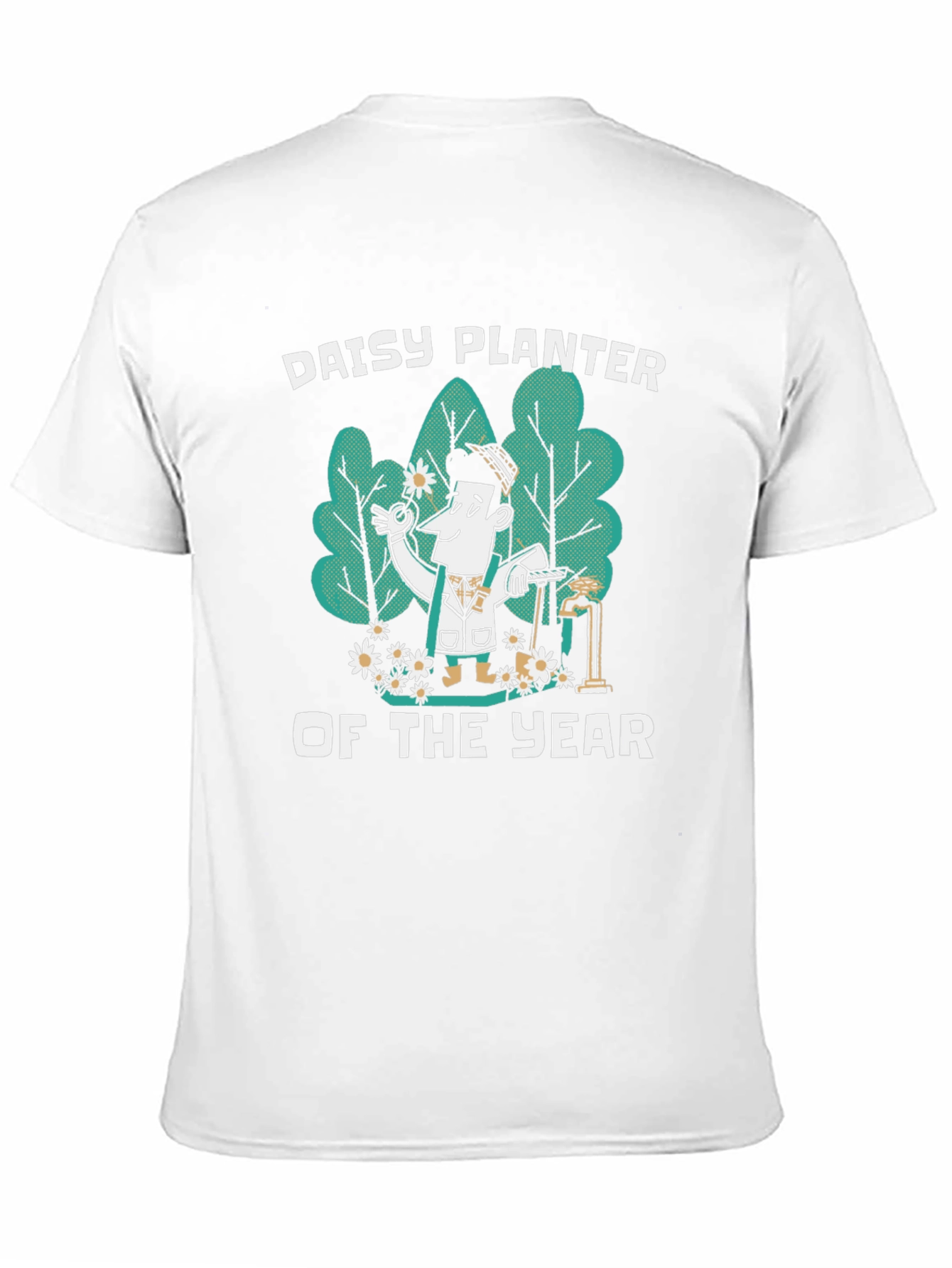 Black Daisy Planter of the Year Graphic Tee view 11