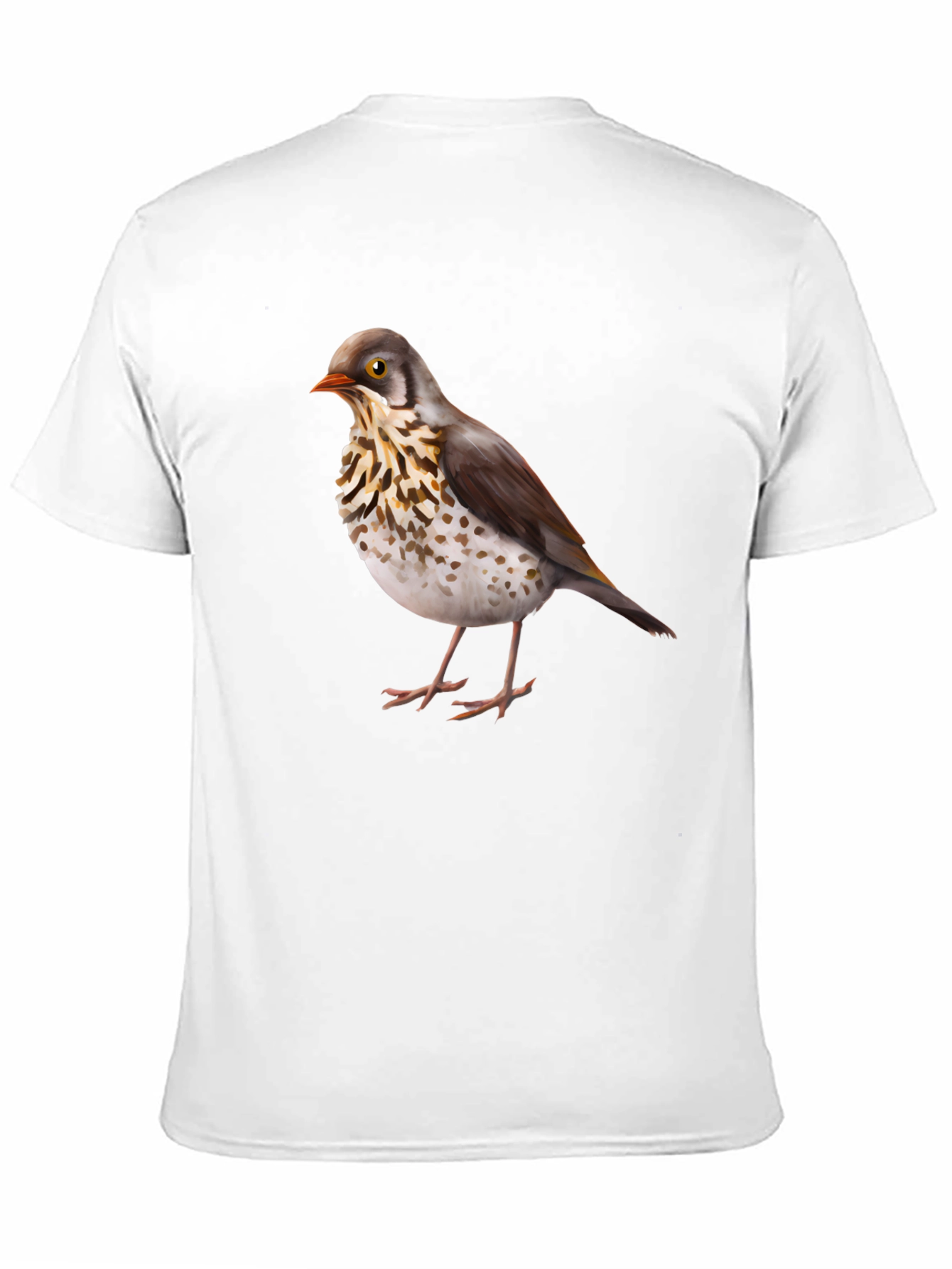 Black Bird Graphic Print Black T-Shirt view 11