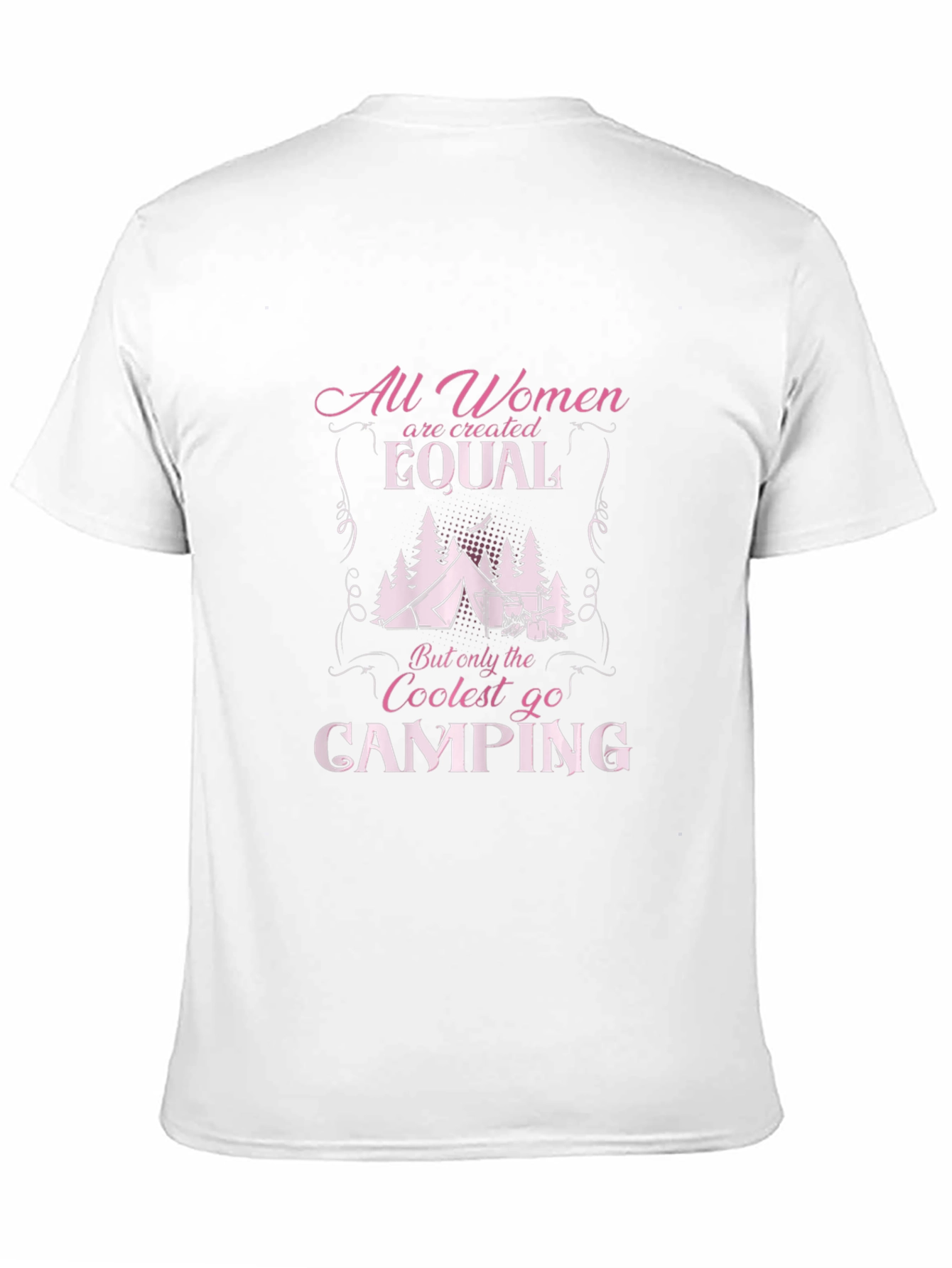 Black Camping Women's T-Shirt: Coolest Campers view 11