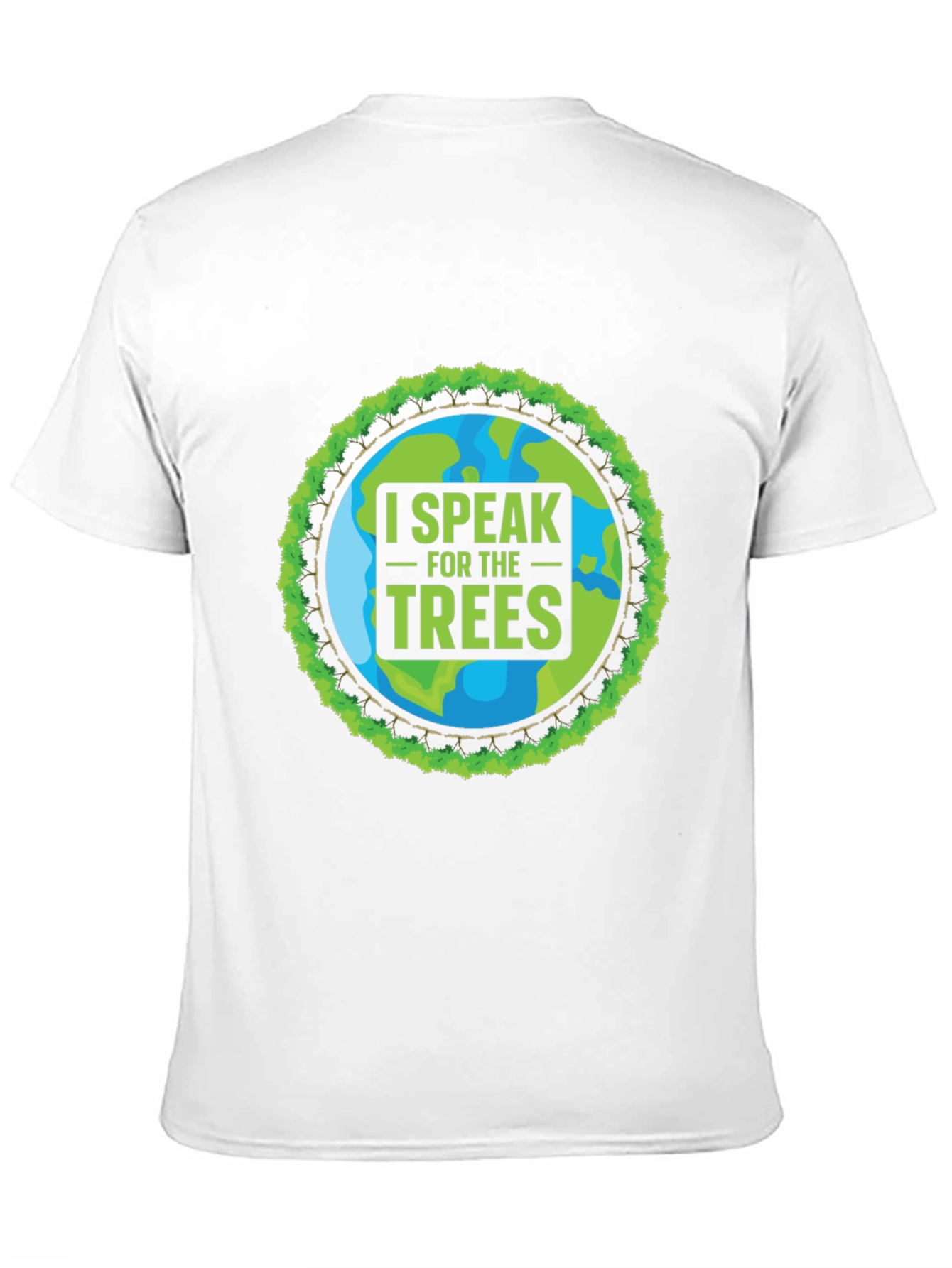 Black I Speak for the Trees Graphic T-Shirt view 11