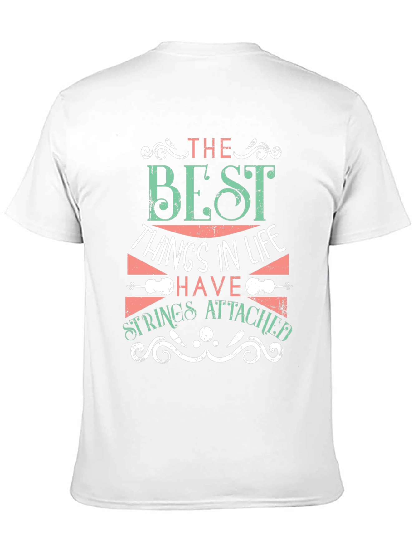 Black Strings Attached Graphic T-Shirt view 11