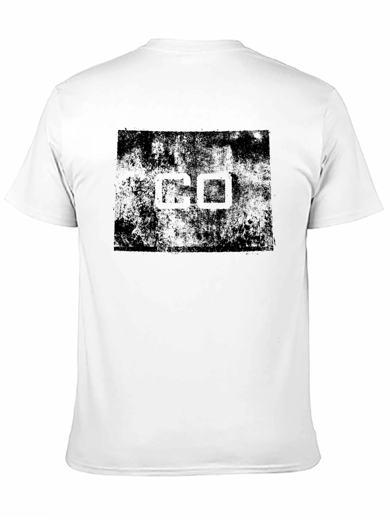 Black Distressed GO Graphic Tee - Black Cotton Blend view 11