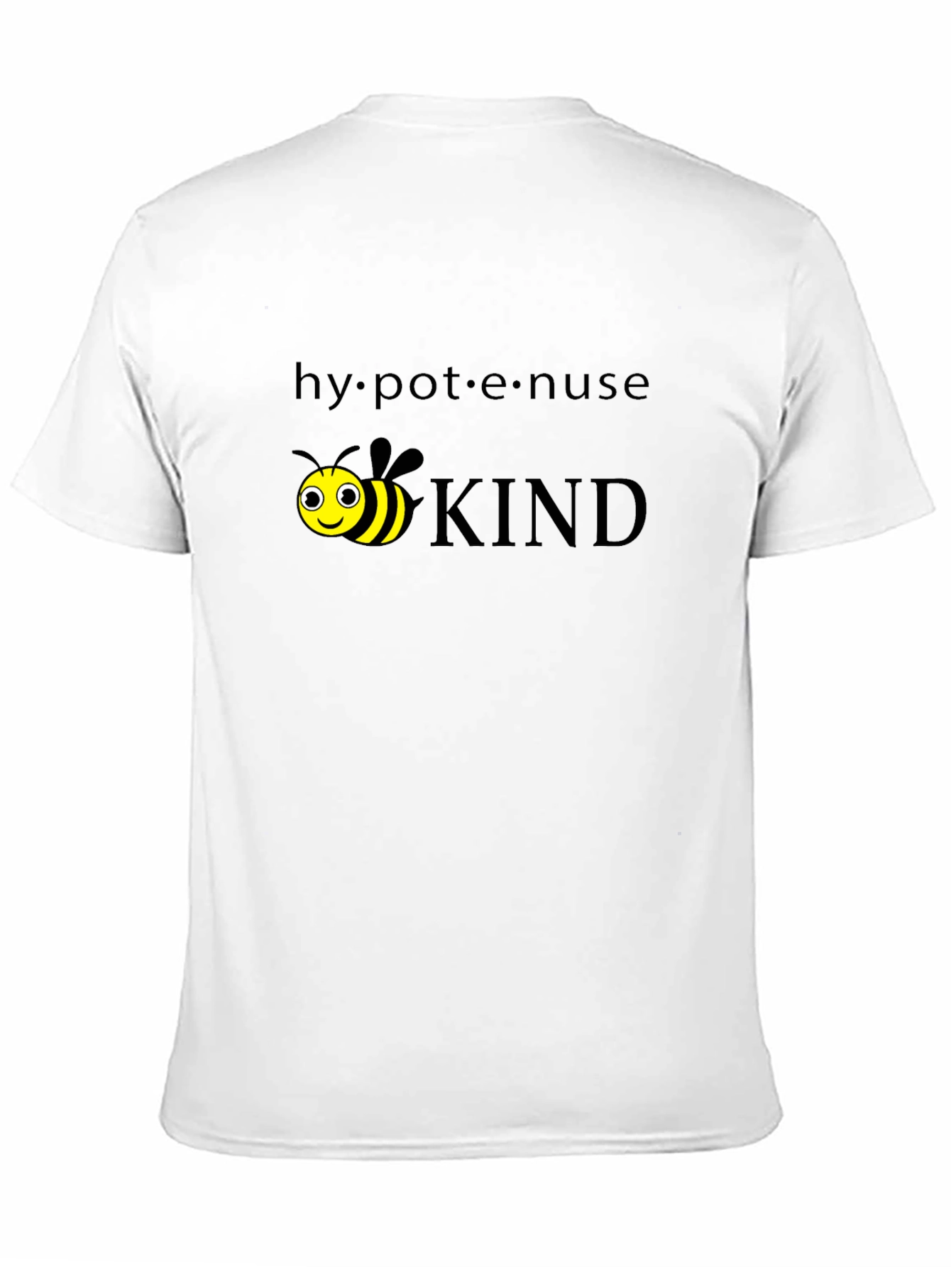 Black Bee Kind T-Shirt - Funny Math Pun view 11